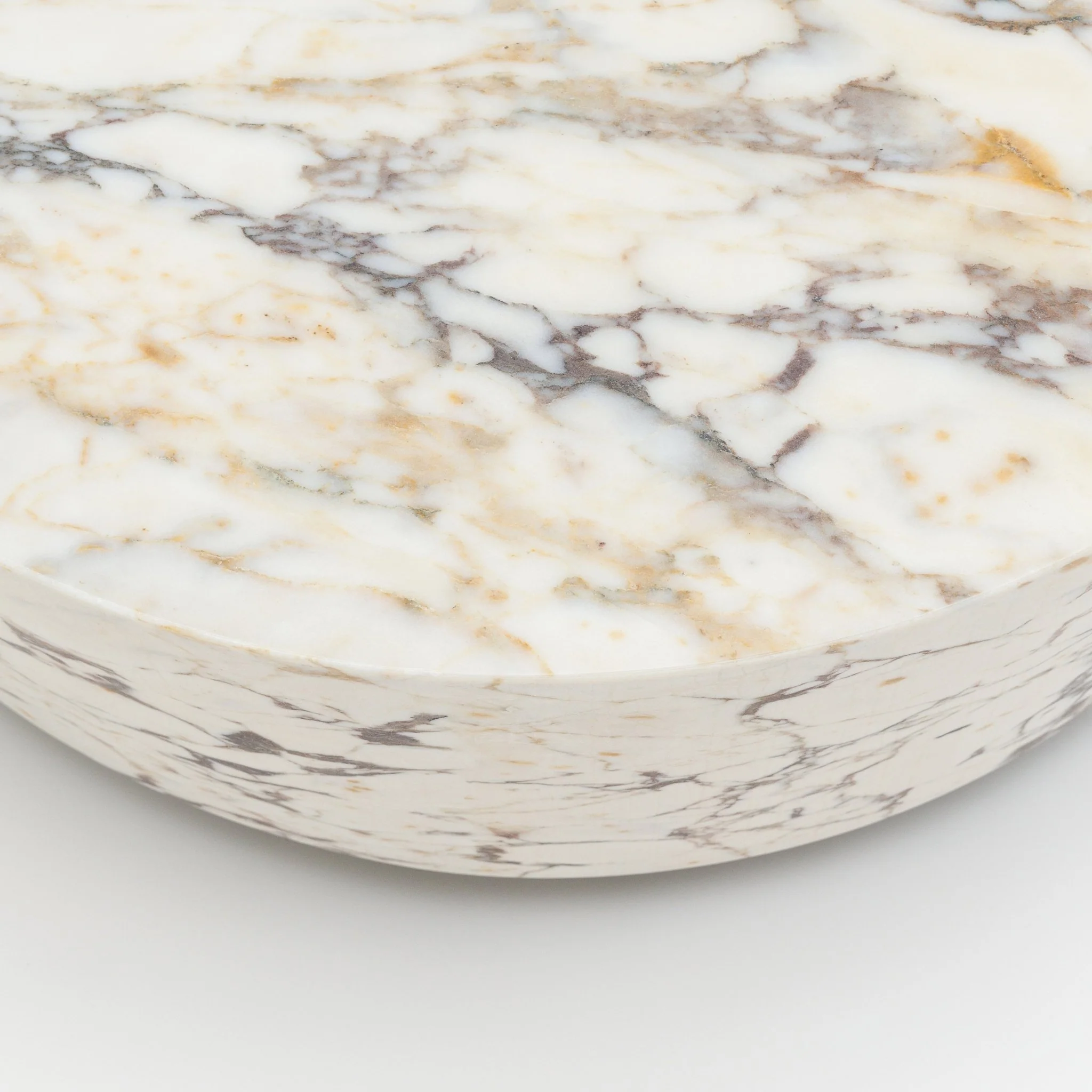 Nuba Round Coffee Table - Calacatta Viola - Image 7