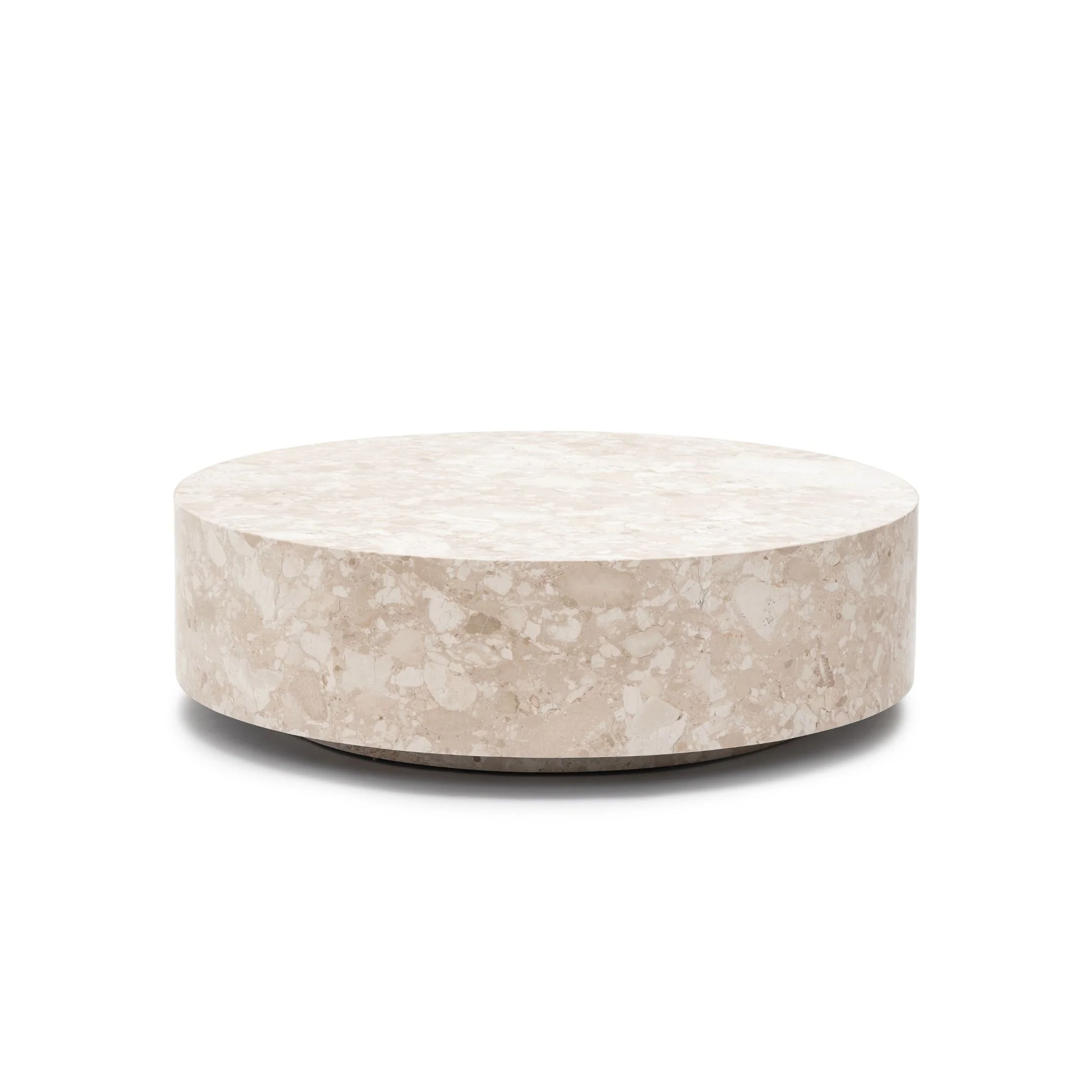 Nuba Round Coffee Table - Kunis Breccia Marble - Image 11