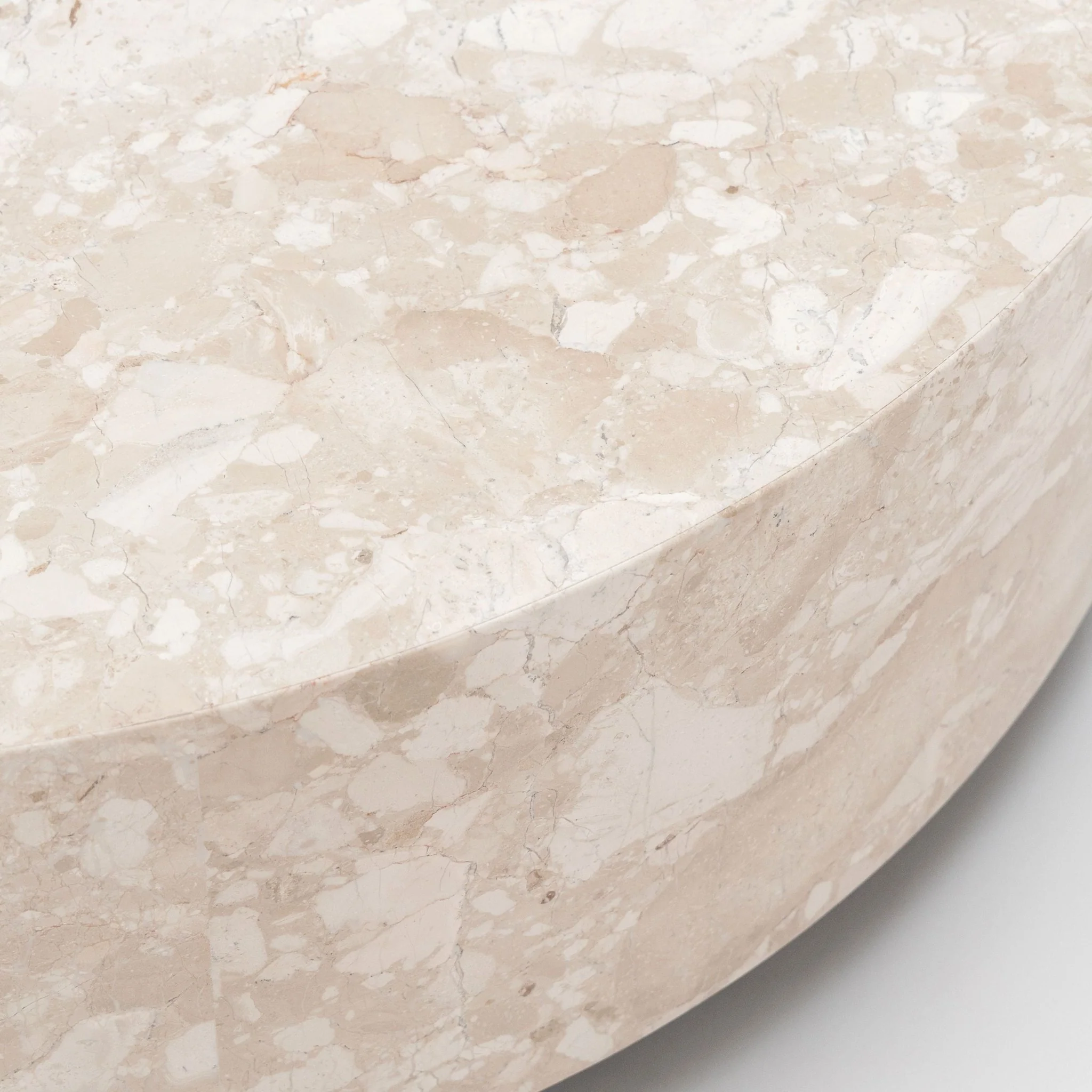 Nuba Round Coffee Table - Kunis Breccia Marble - Image 12