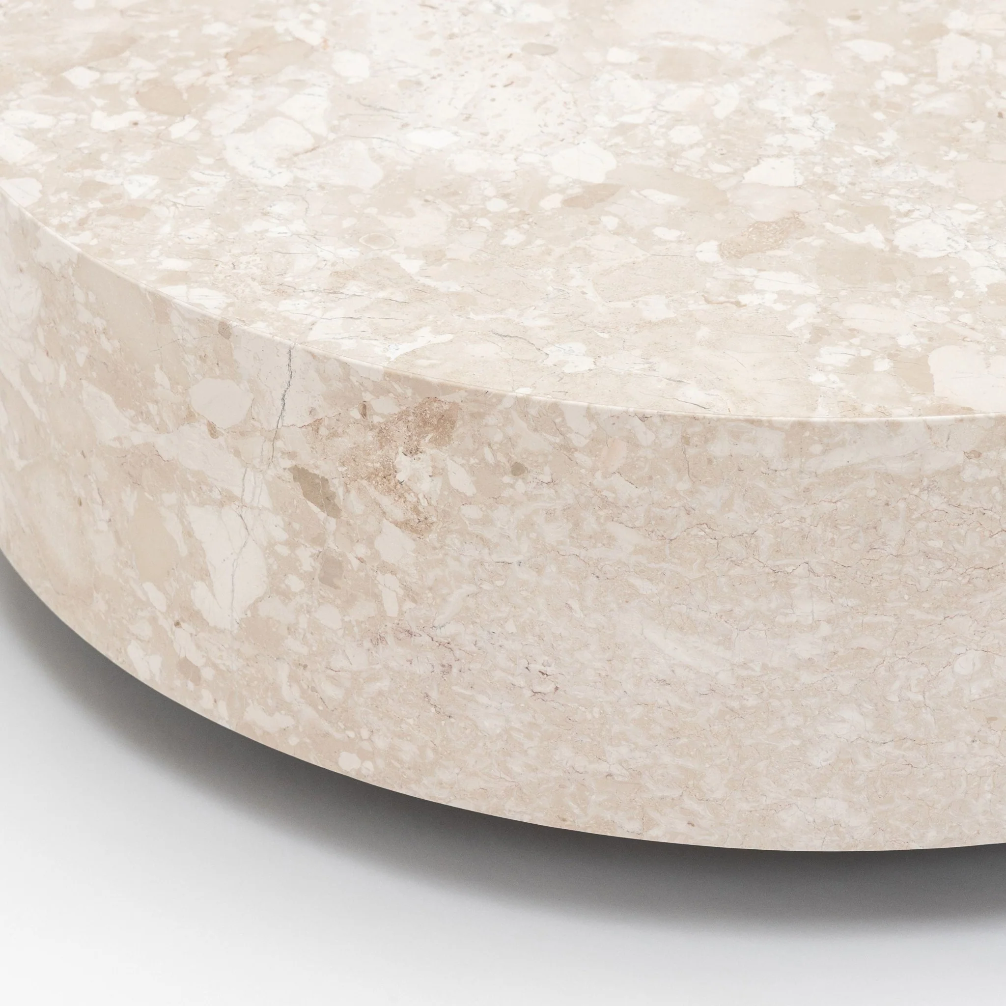 Nuba Round Coffee Table - Kunis Breccia Marble - Image 13