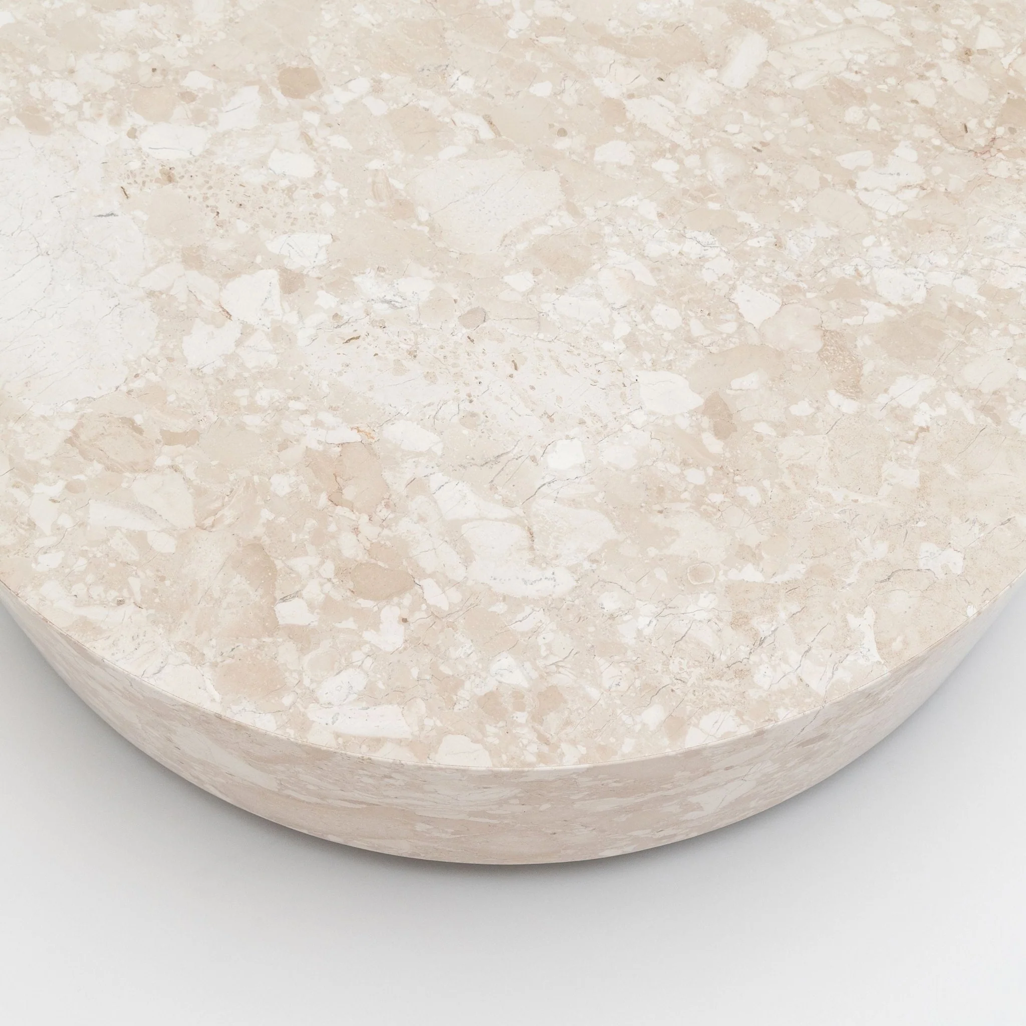 Nuba Round Coffee Table - Kunis Breccia Marble - Image 14