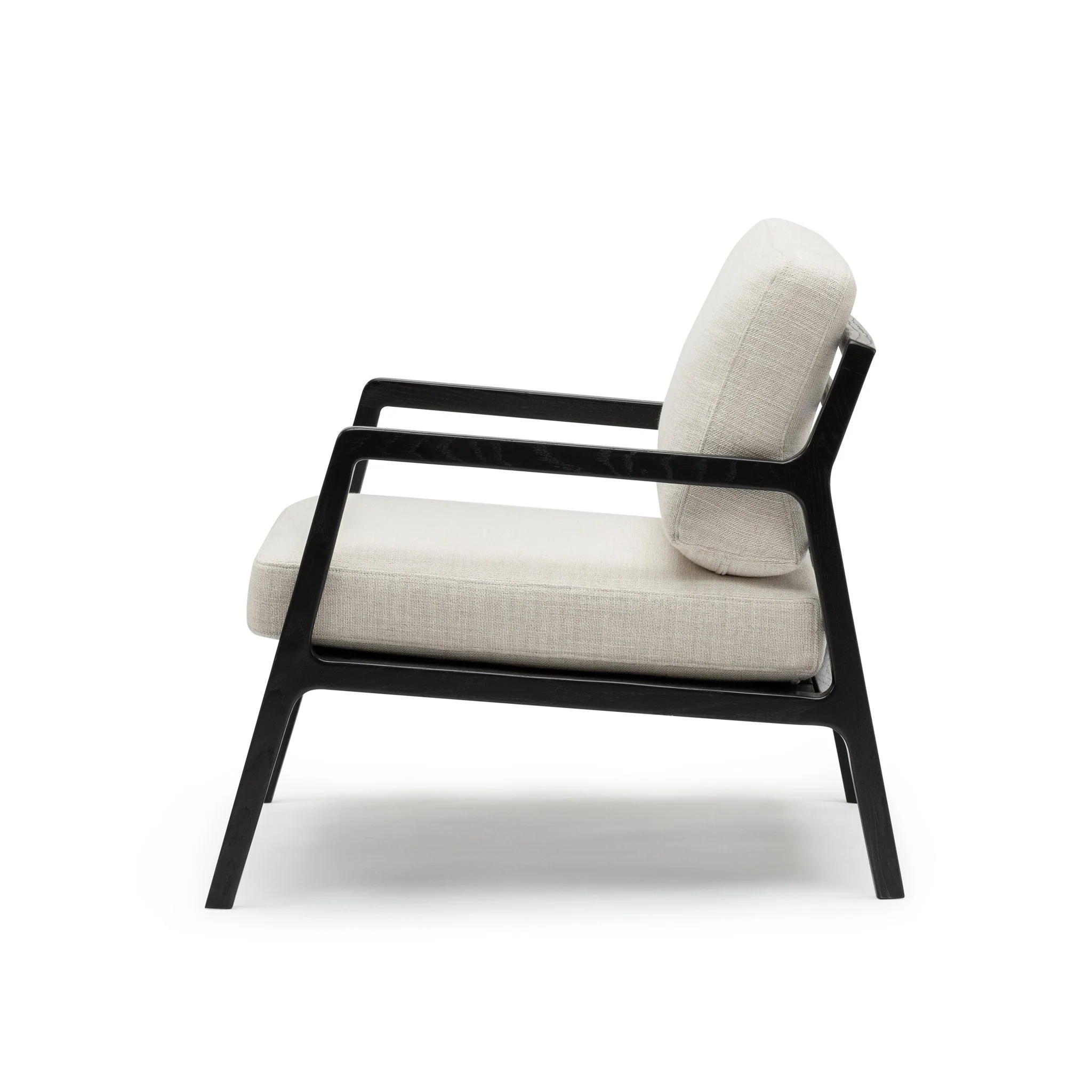 Nysse Armchair - Black Oak & Oatmeal - Image 3