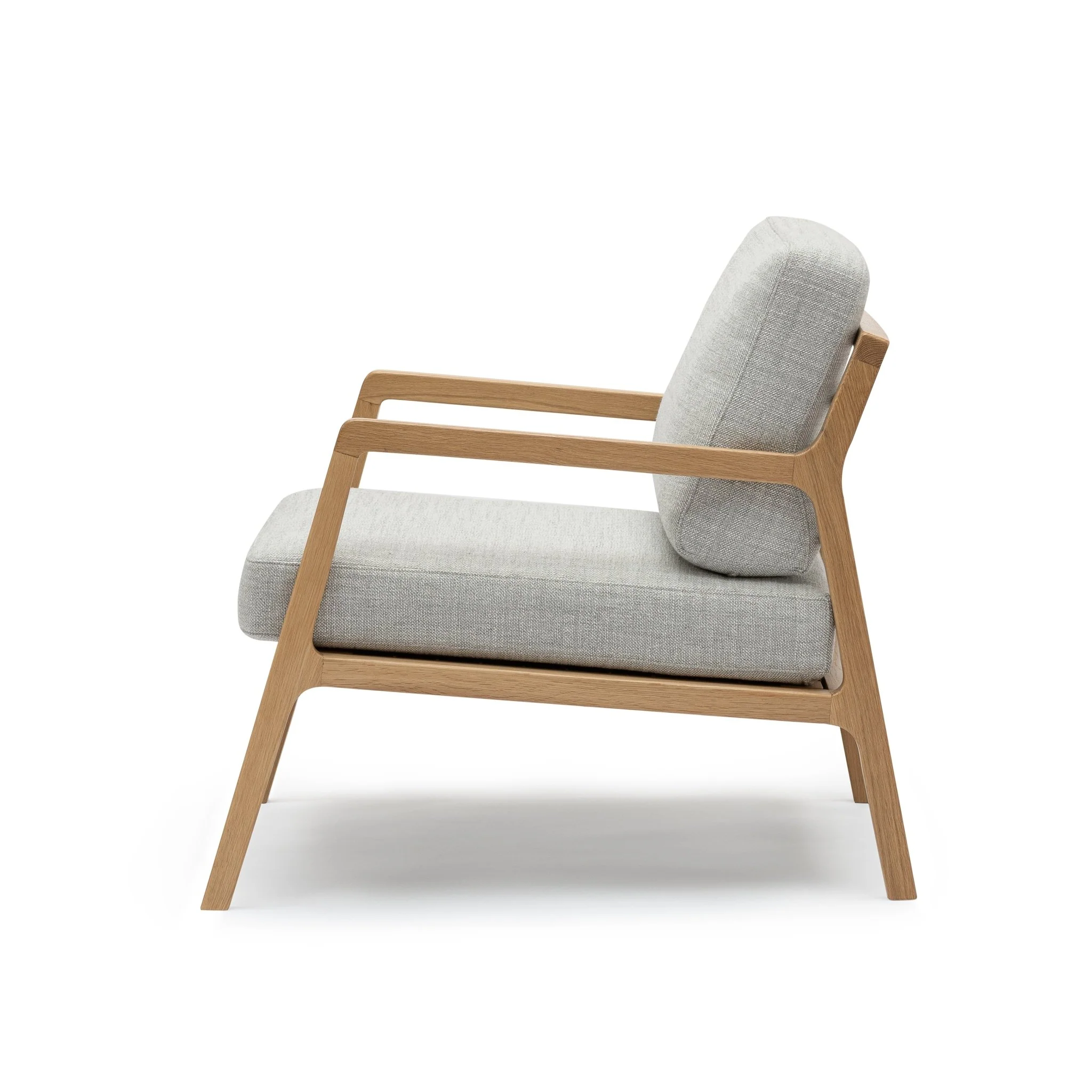 Nysse Armchair - Light Oak & Diamond - Image 3