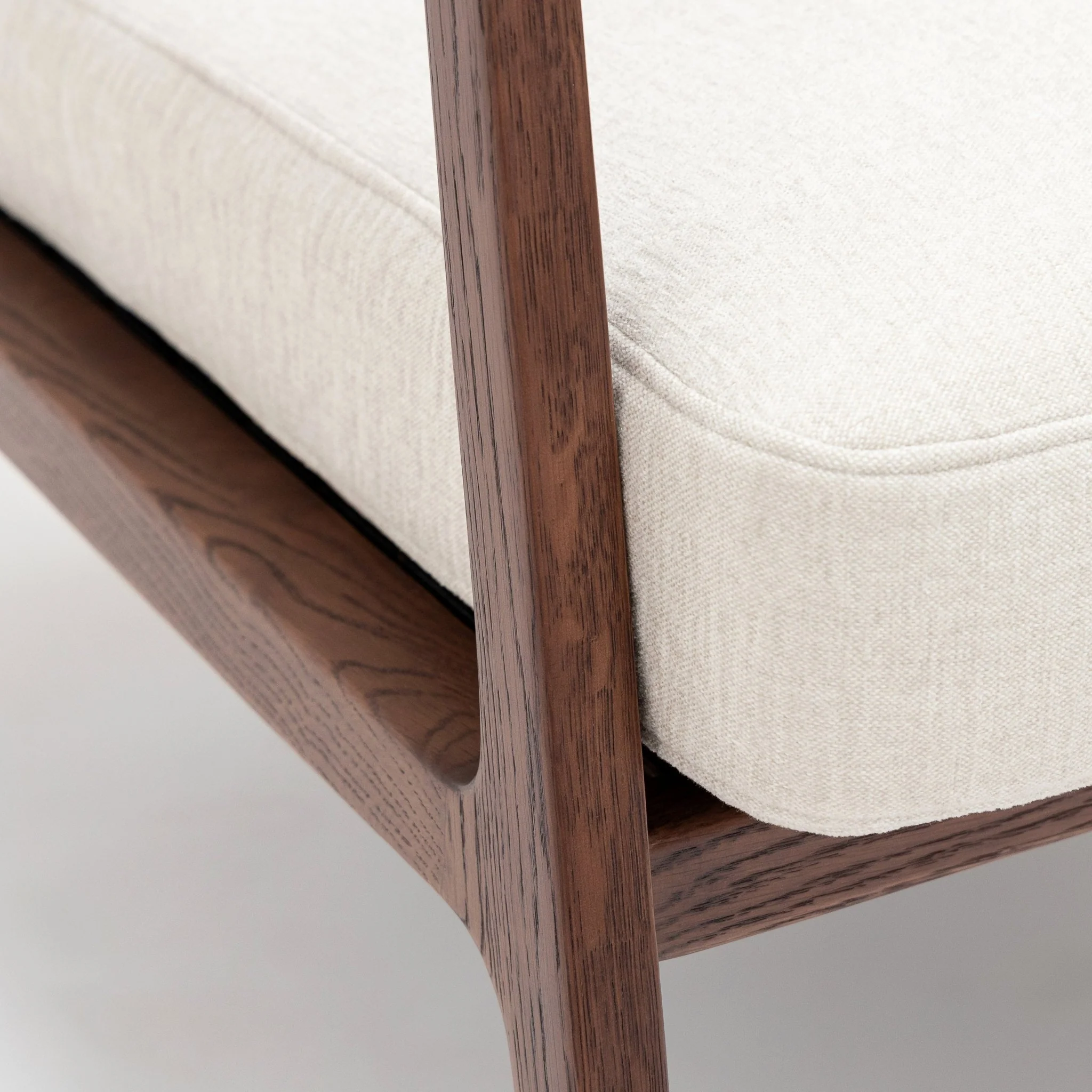 Nysse Armchair - Espresso Oak & Macadamia - Image 11