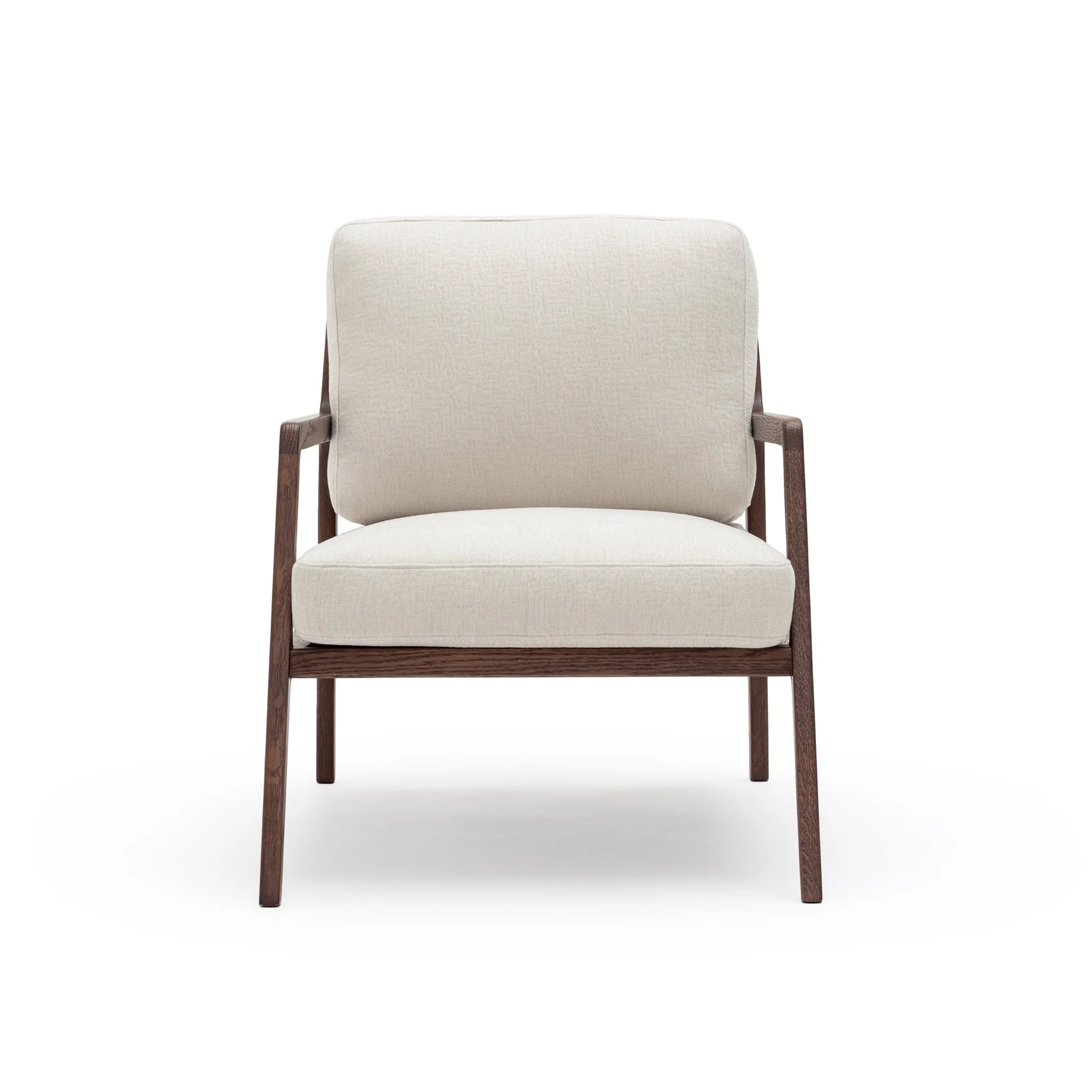 Nysse Armchair - Espresso Oak & Macadamia - Image 2