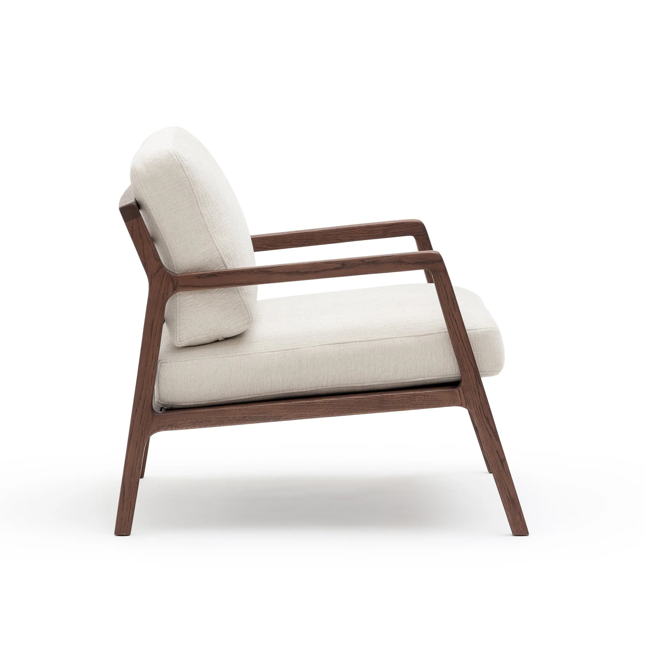 Nysse Armchair - Espresso Oak & Macadamia - Image 3