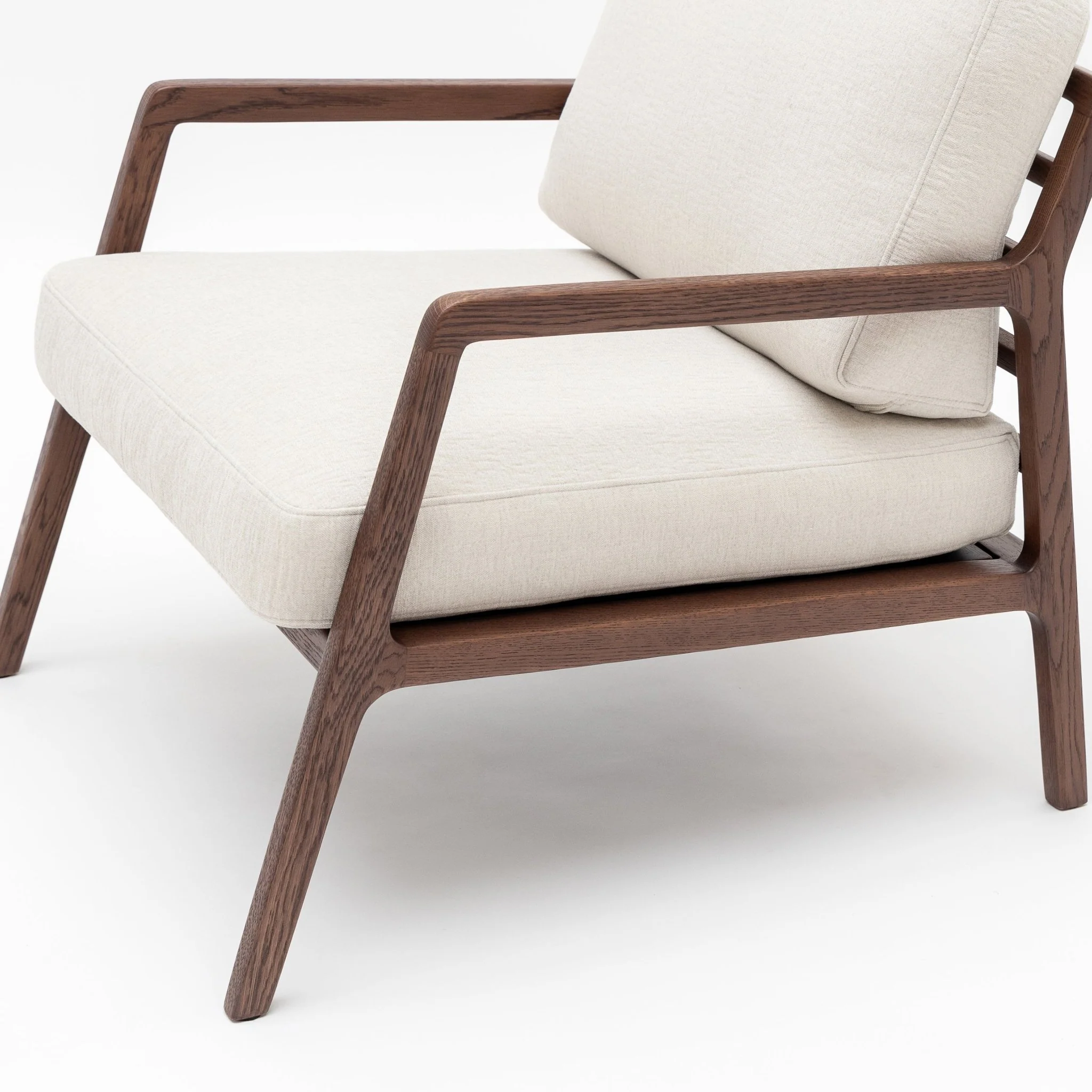 Nysse Armchair - Espresso Oak & Macadamia - Image 6