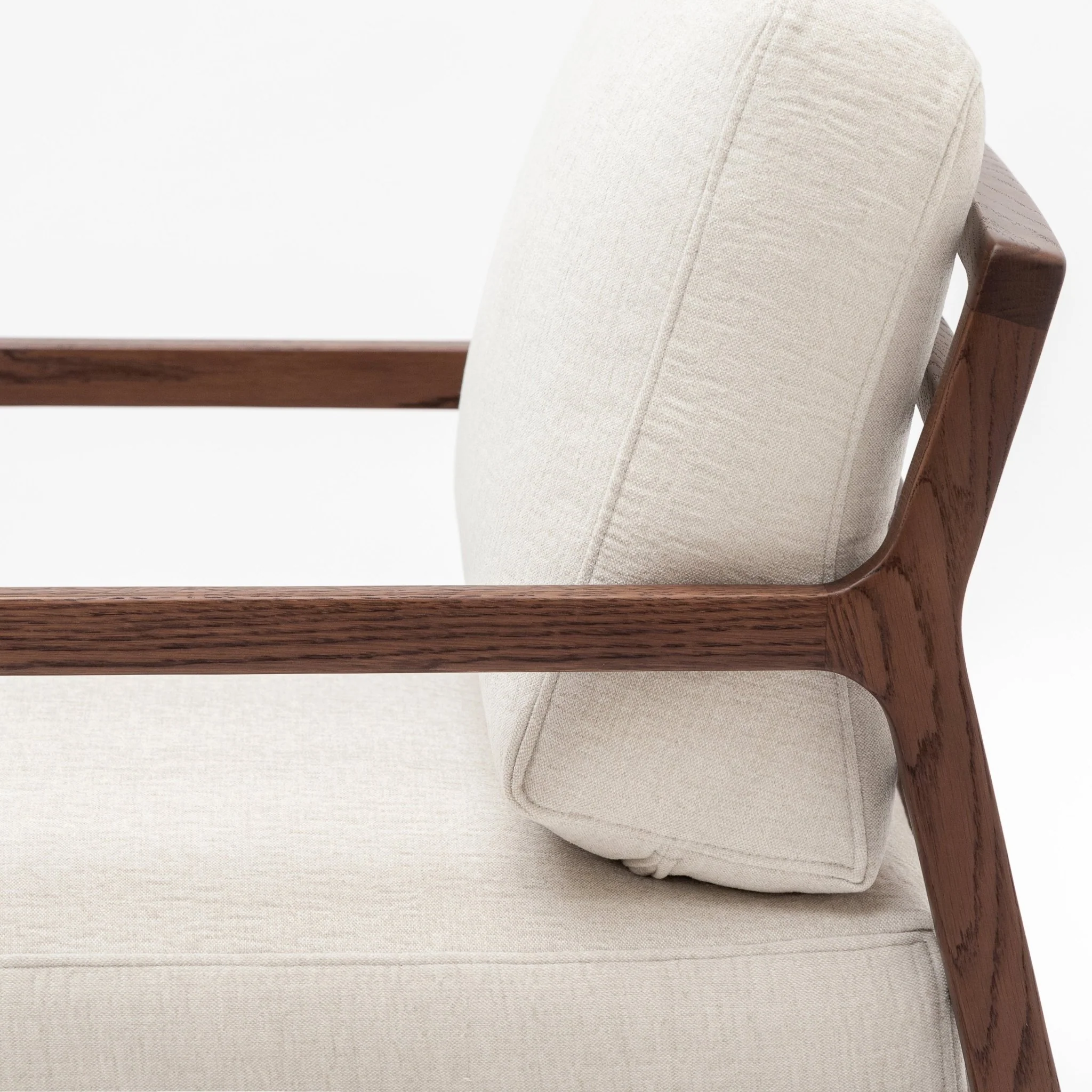 Nysse Armchair - Espresso Oak & Macadamia - Image 7