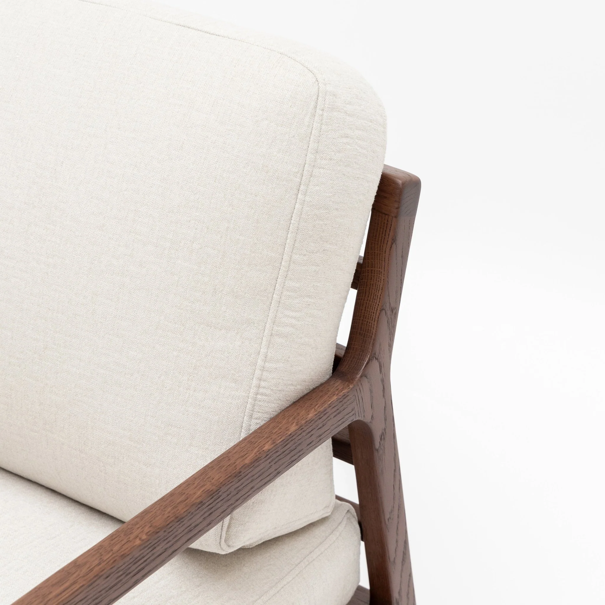 Nysse Armchair - Espresso Oak & Macadamia - Image 9