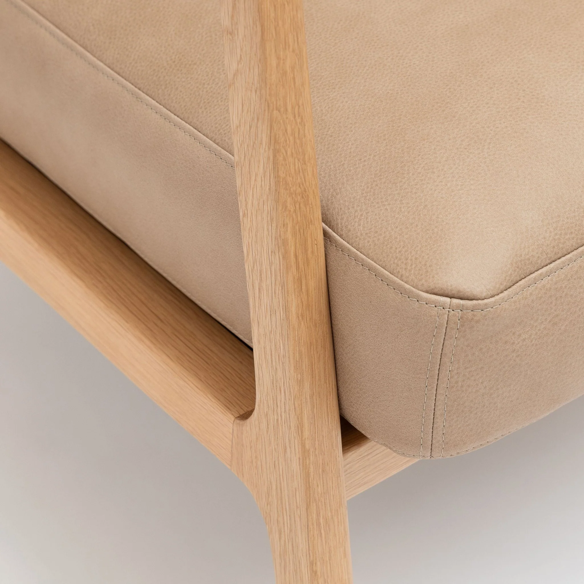 Nysse Armchair - Light Oak & Desert - Image 10