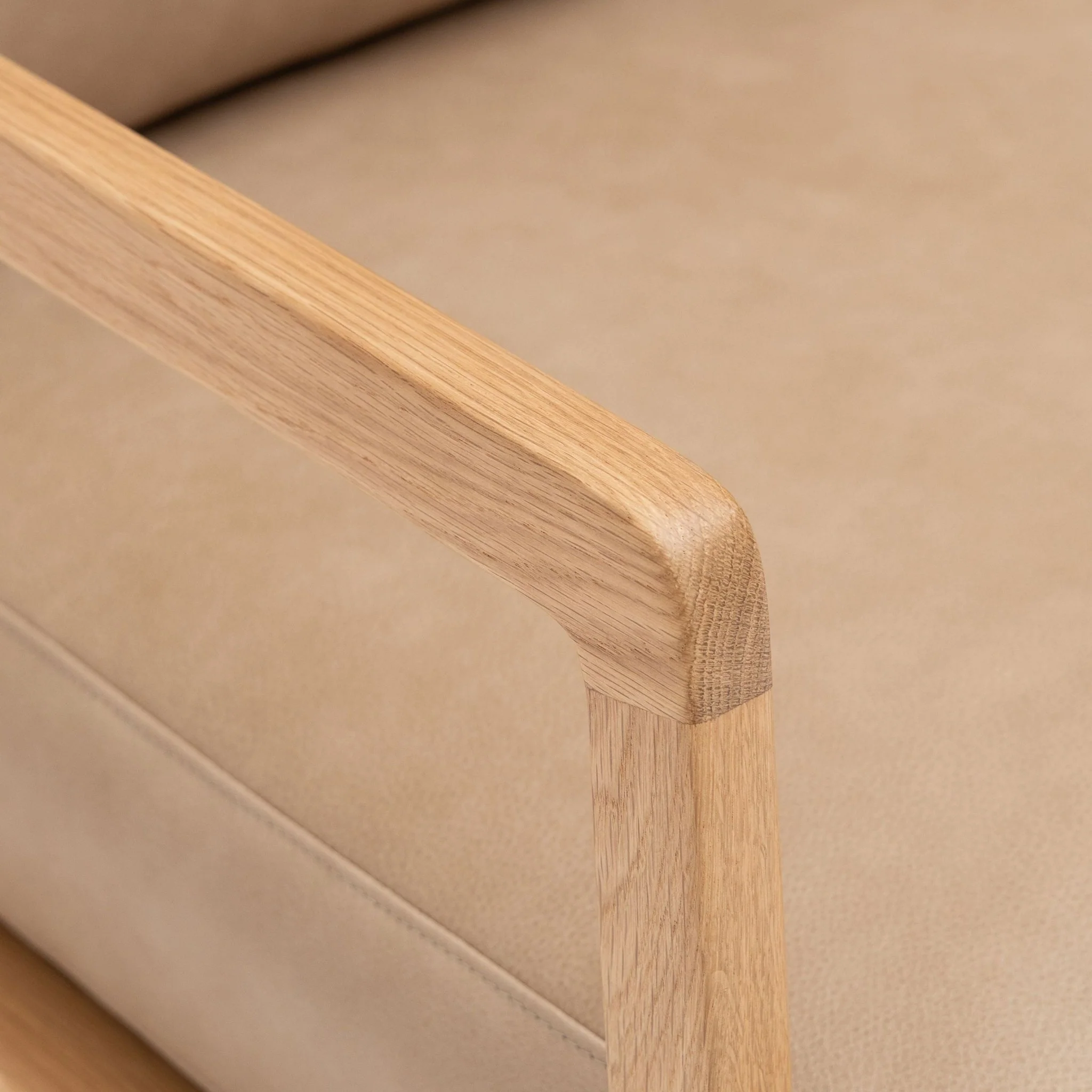 Nysse Armchair - Light Oak & Desert - Image 11