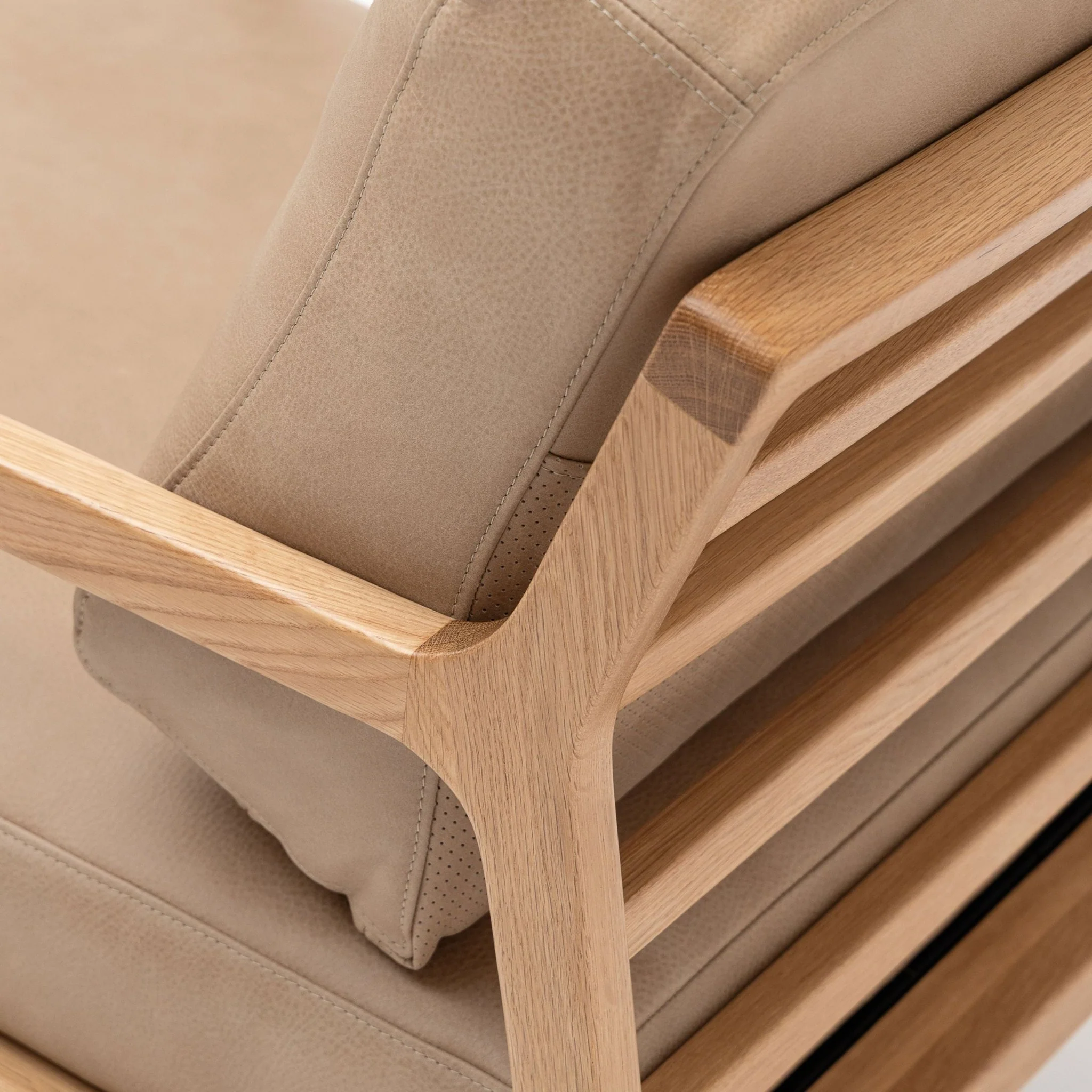 Nysse Armchair - Light Oak & Desert - Image 14