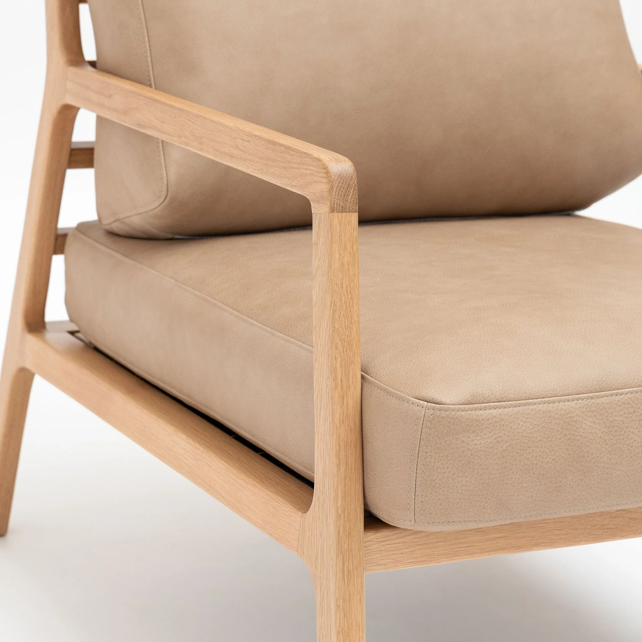 Nysse Armchair - Light Oak & Desert - Image 5