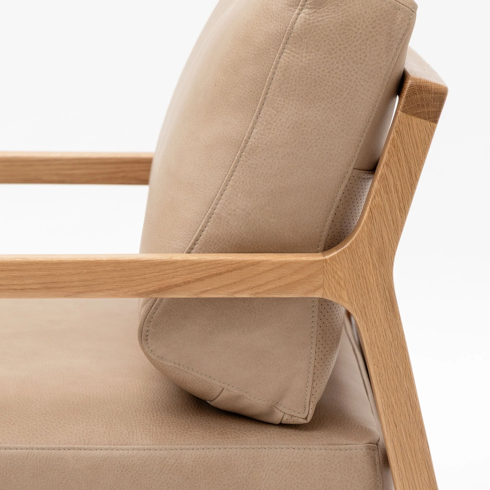 Nysse Armchair - Light Oak & Desert - Image 7