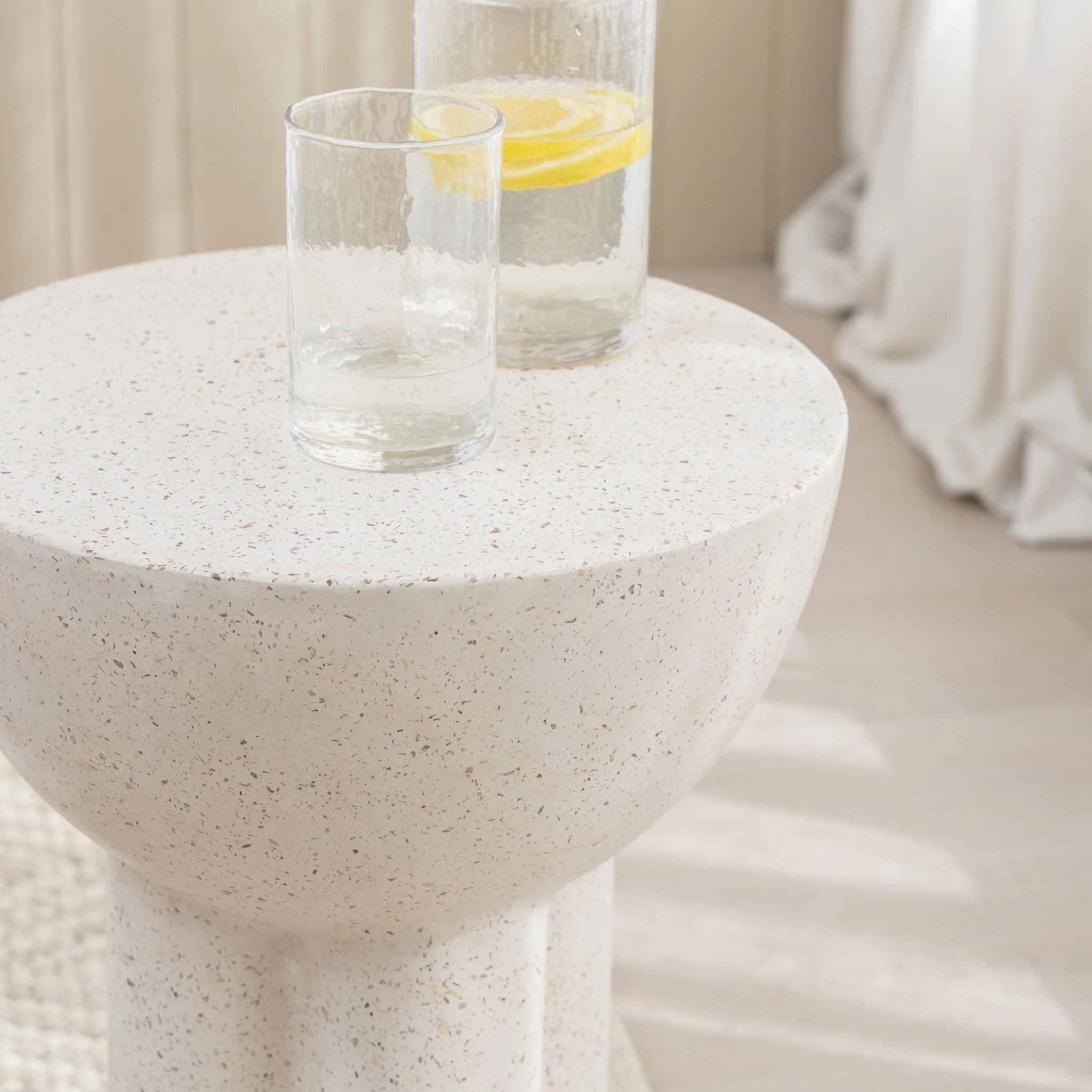 Oakley Side Table - Sand - Image 4