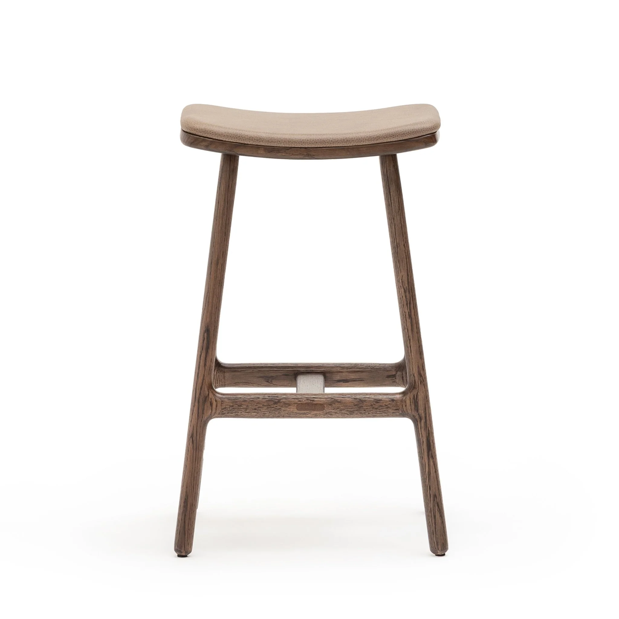 Odd Counter Stool - Espresso Oak & Montana Anvil Leather - Image 2