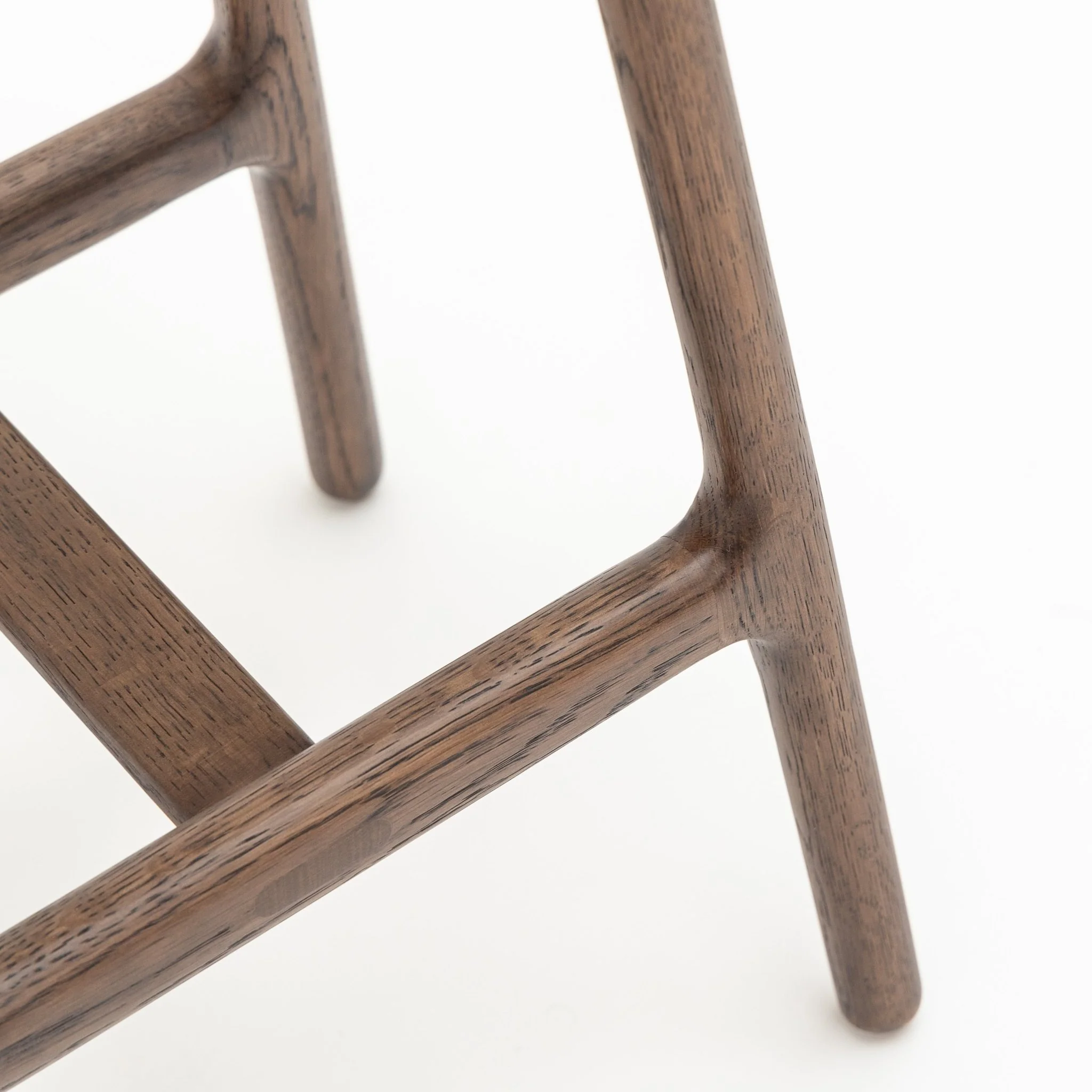 Odd Counter Stool - Espresso Oak & Montana Anvil Leather - Image 6