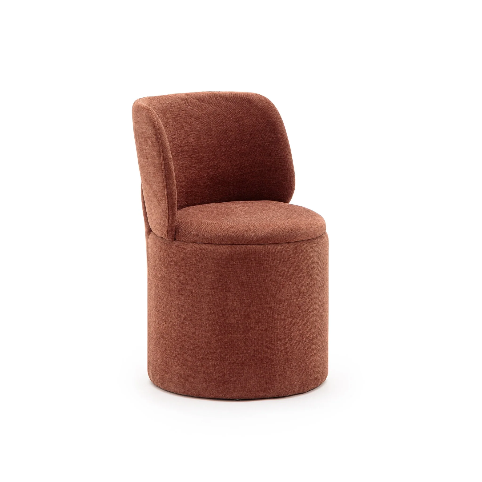 Odette Swivel Chair - Bordeaux