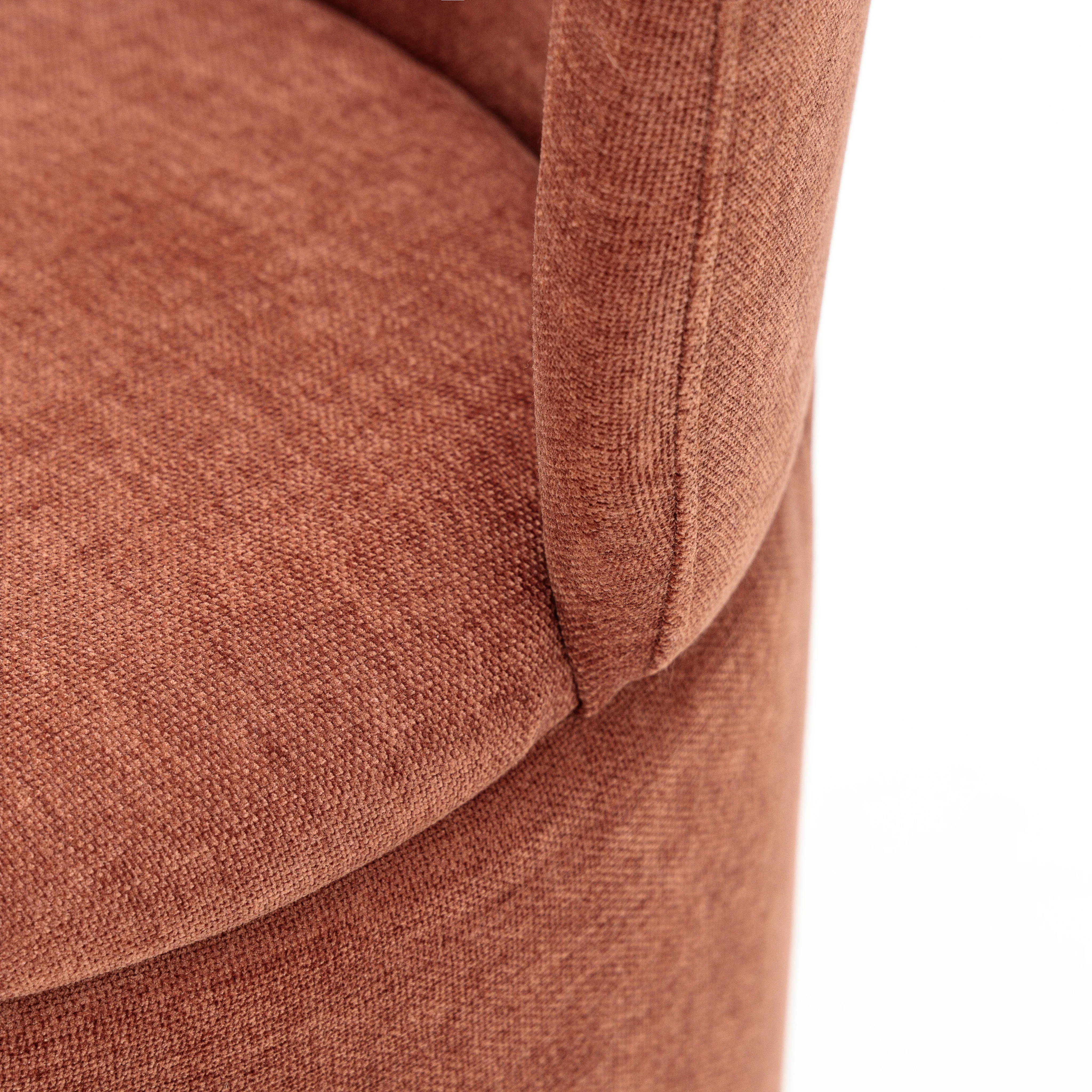 Odette Swivel Chair - Bordeaux - Image 10
