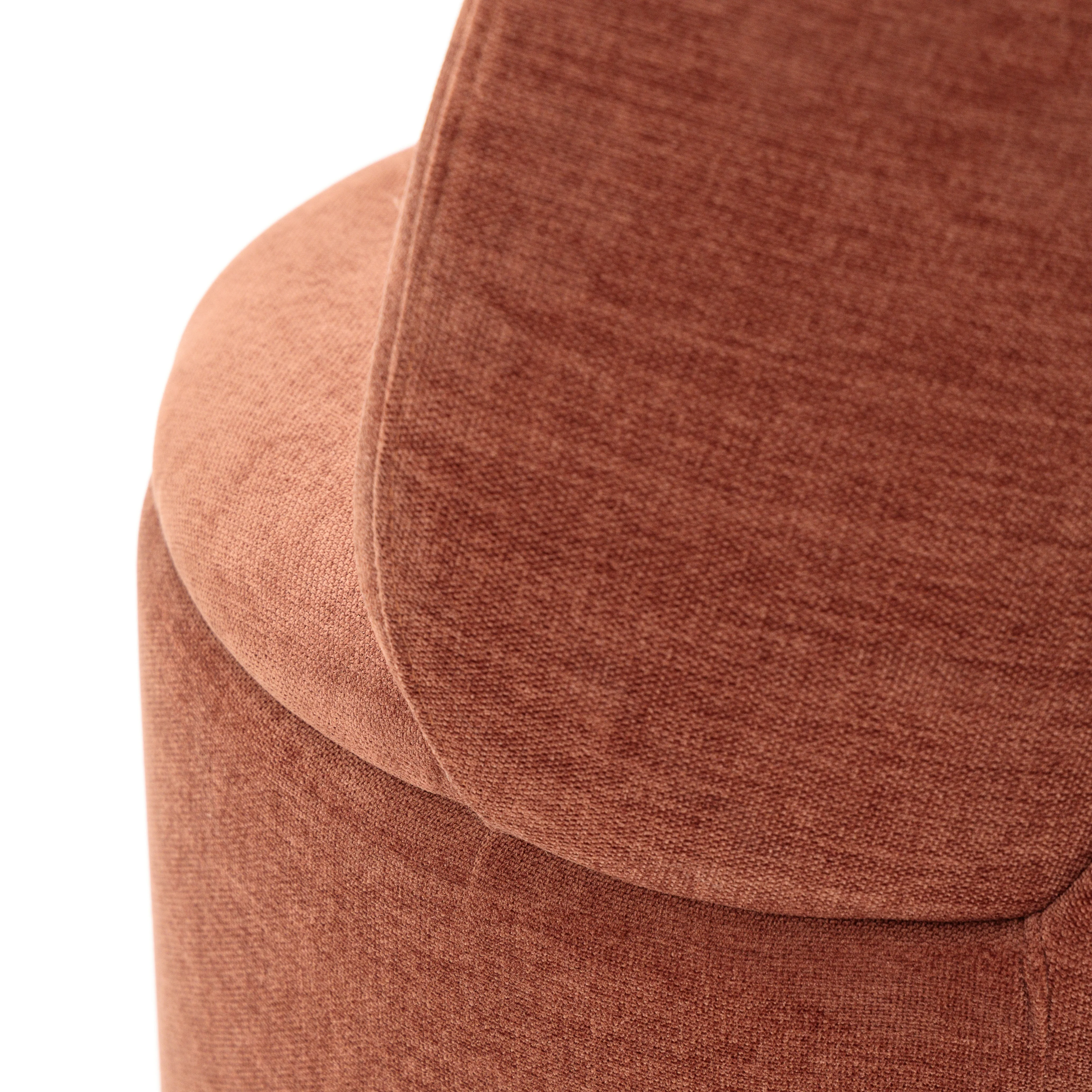 Odette Swivel Chair - Bordeaux - Image 14