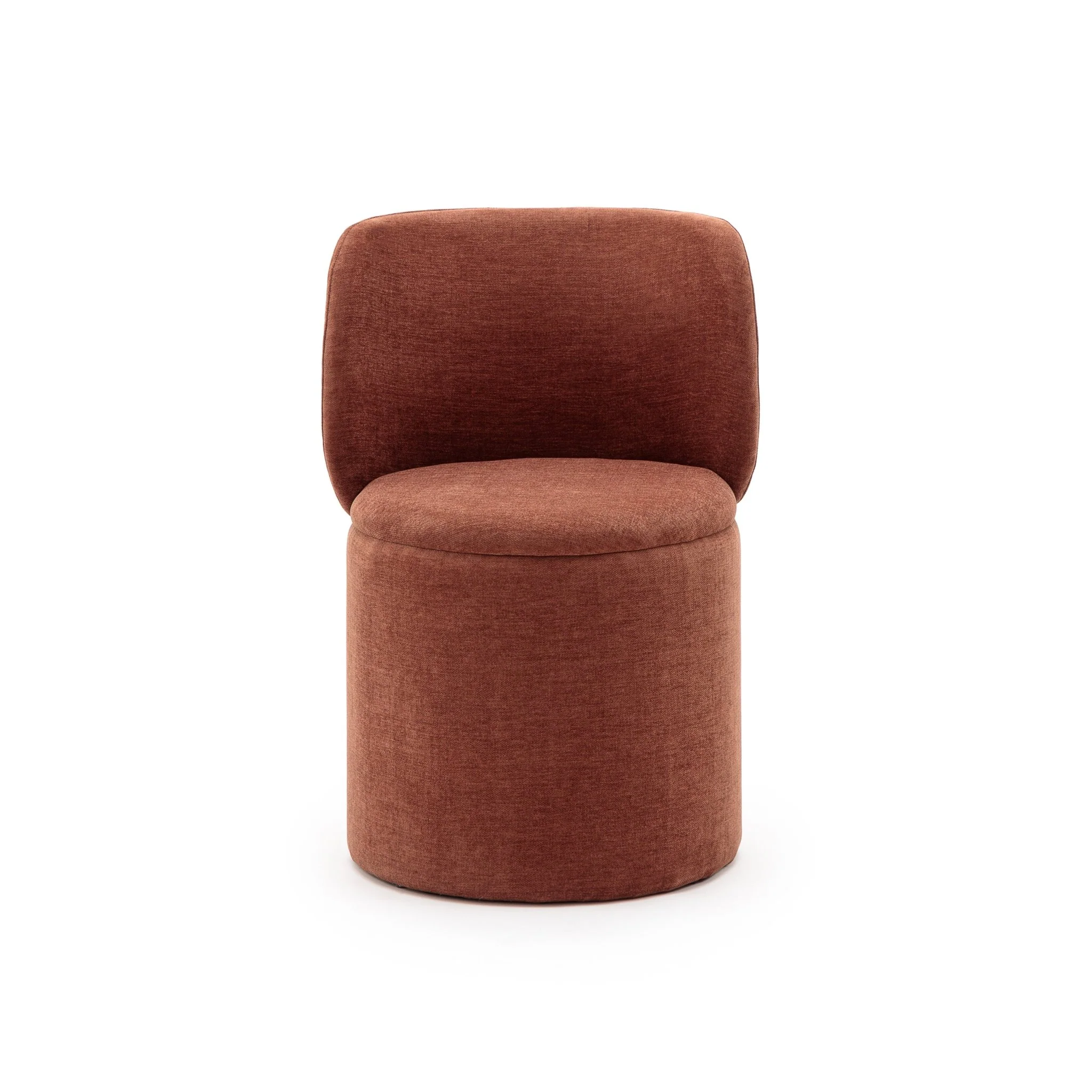 Odette Swivel Chair - Bordeaux - Image 3