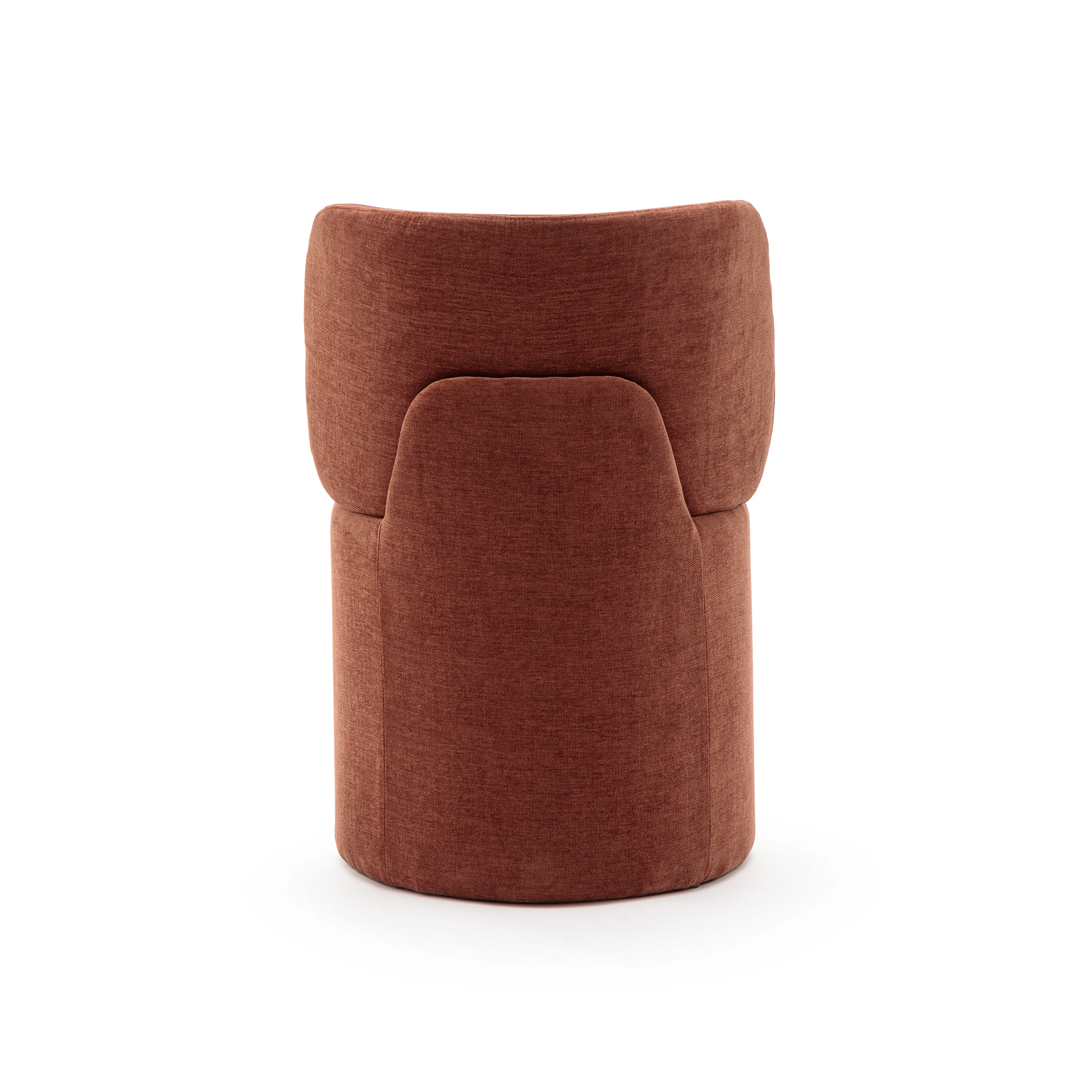 Odette Swivel Chair - Bordeaux - Image 6