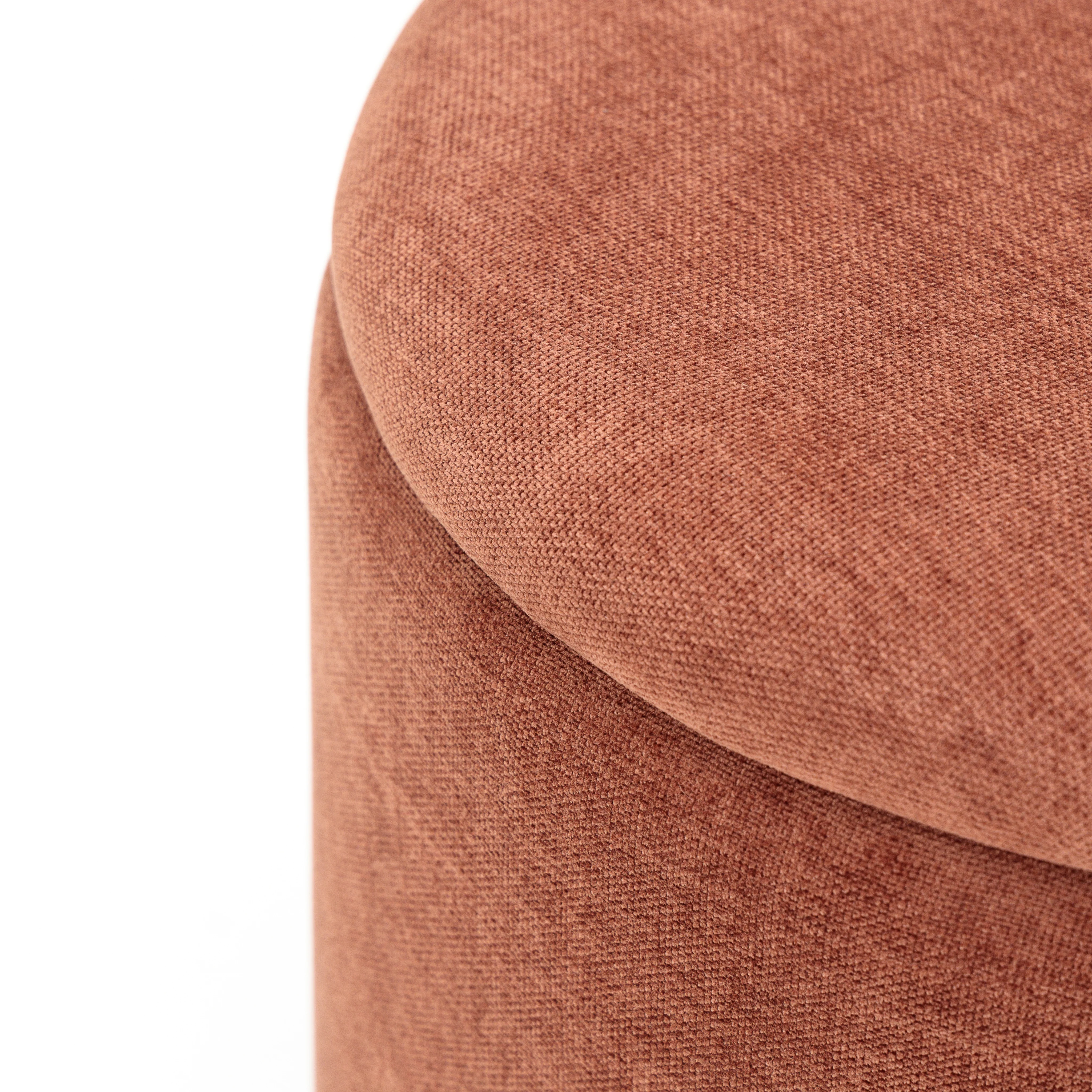 Odette Swivel Chair - Bordeaux - Image 8