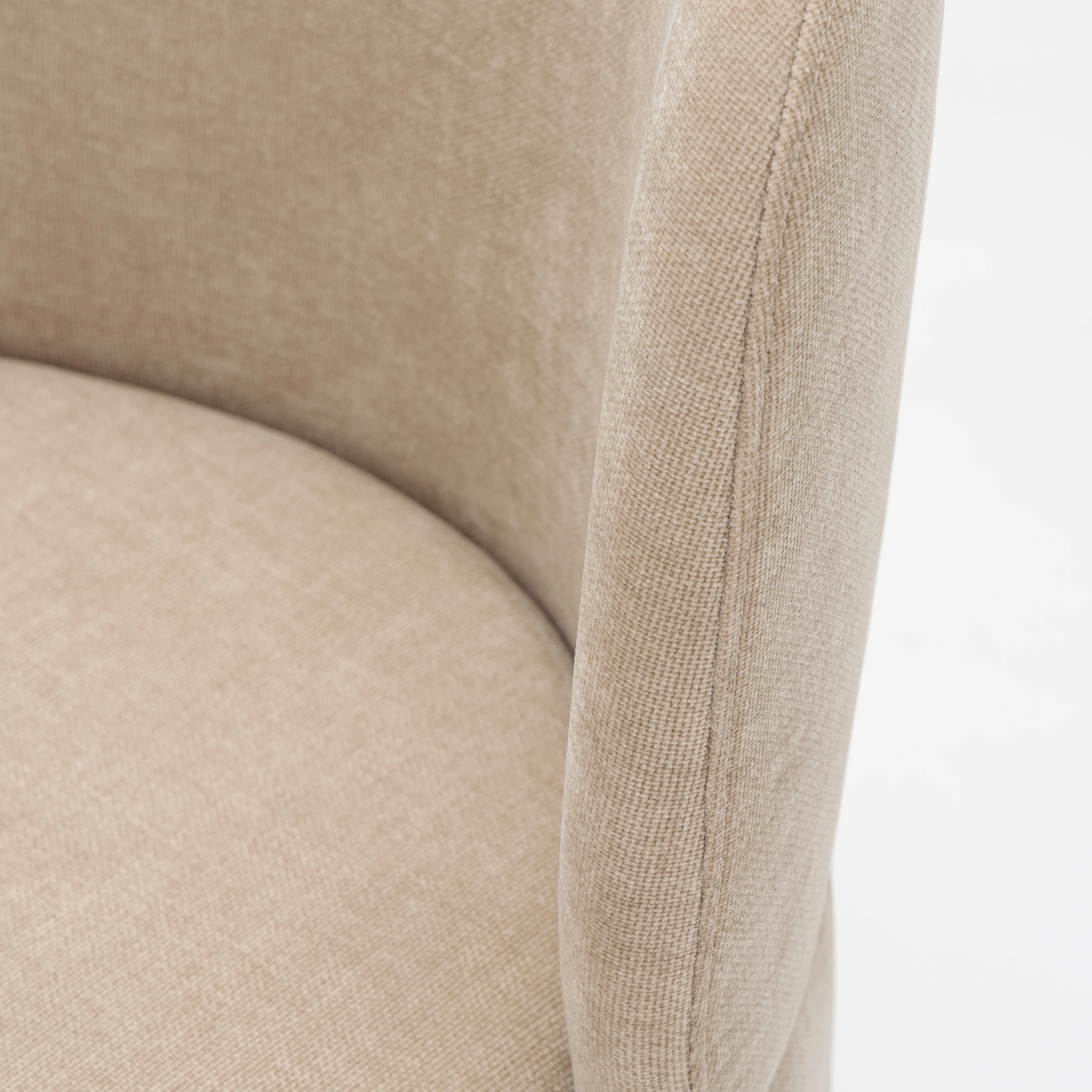 Odette Swivel Chair - Latte - Image 11
