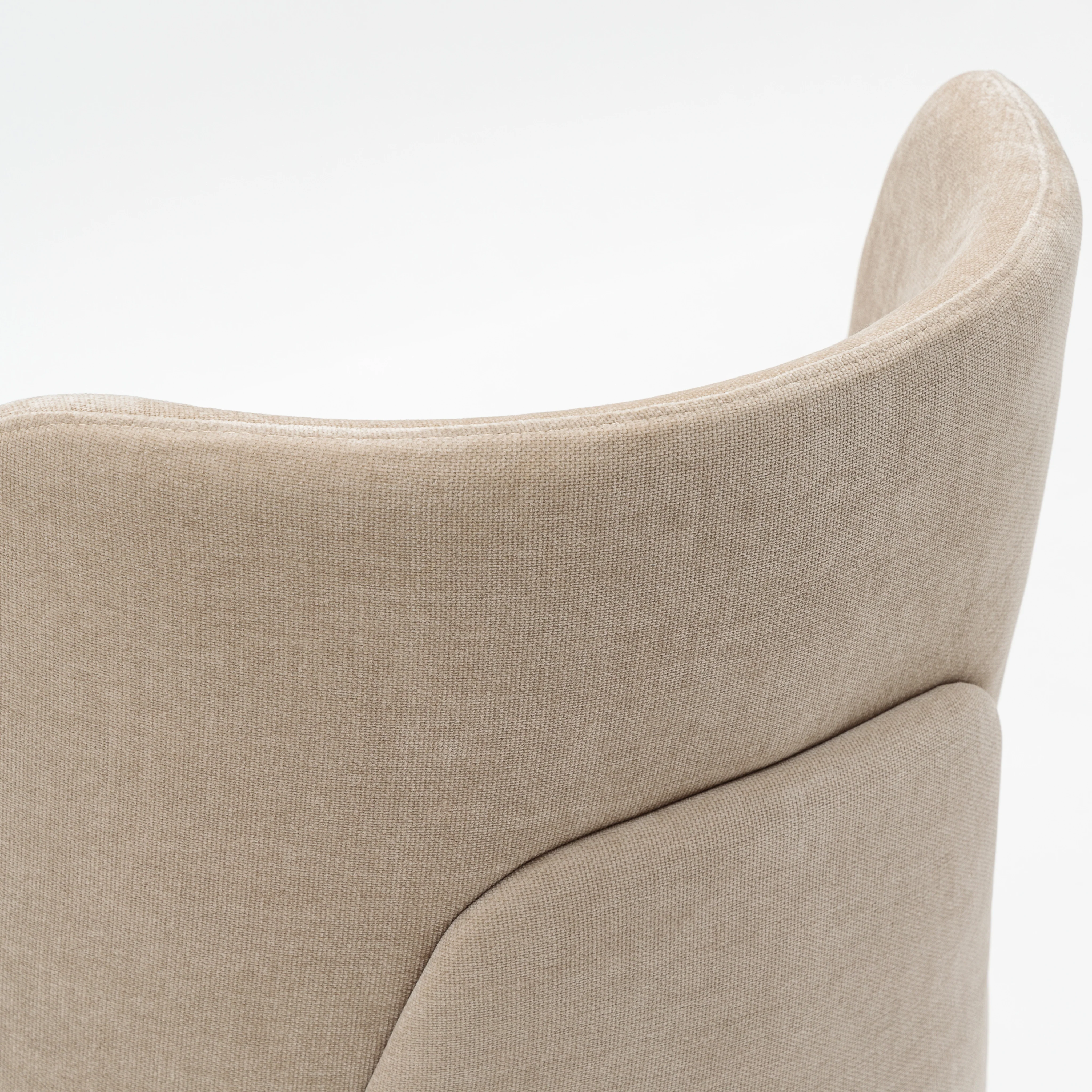 Odette Swivel Chair - Latte - Image 12