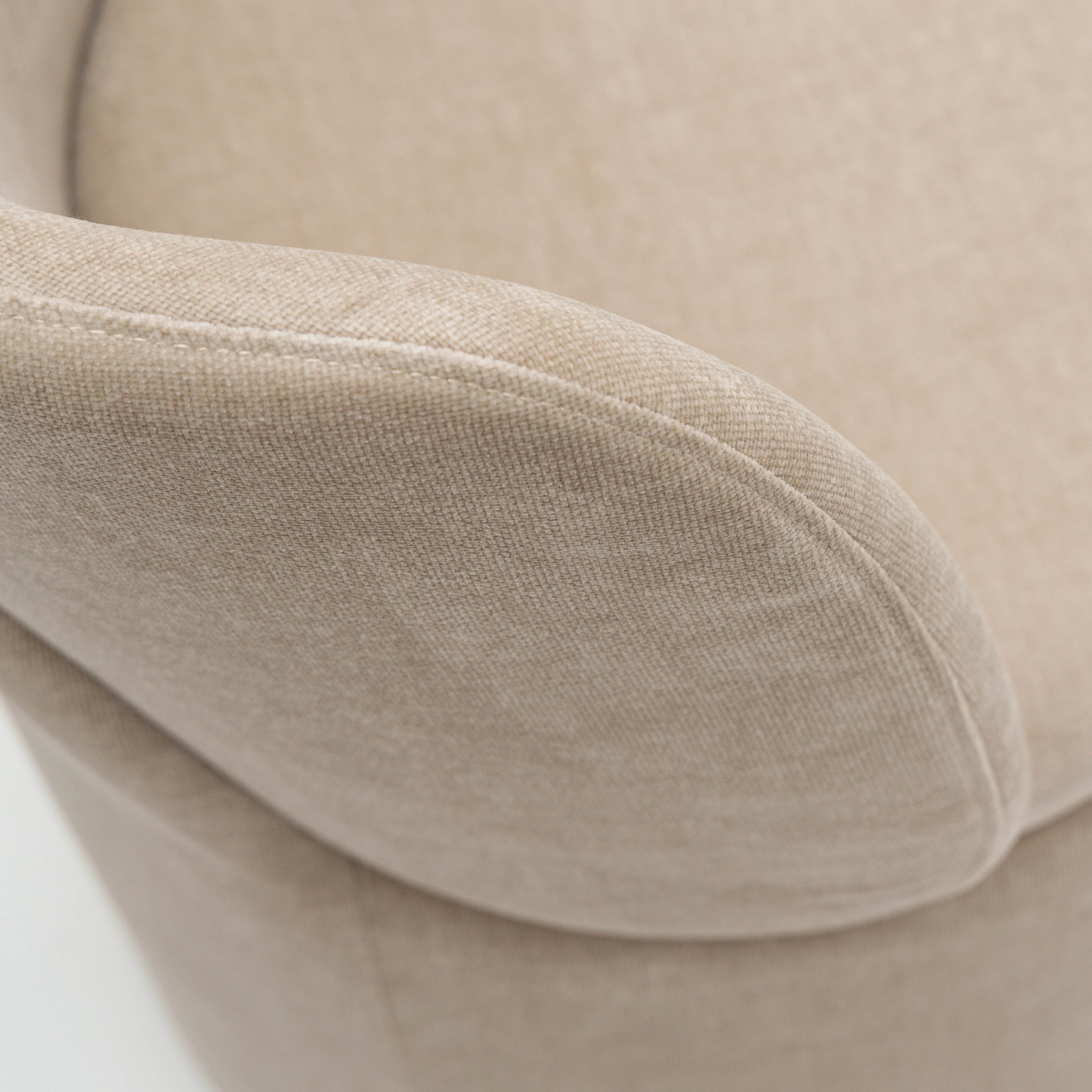 Odette Swivel Chair - Latte - Image 8