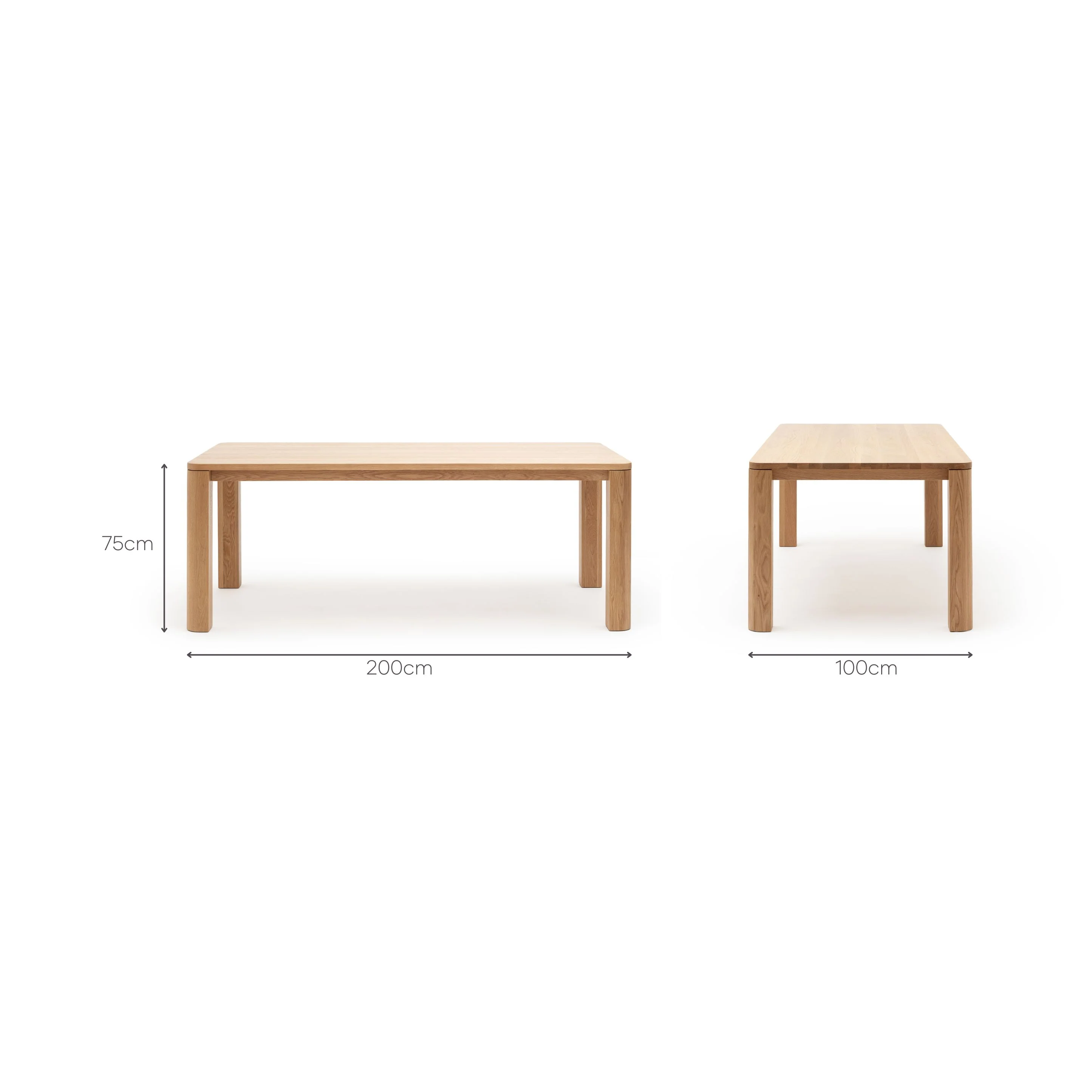 Oli Dining Table - Light Oak - Image 17