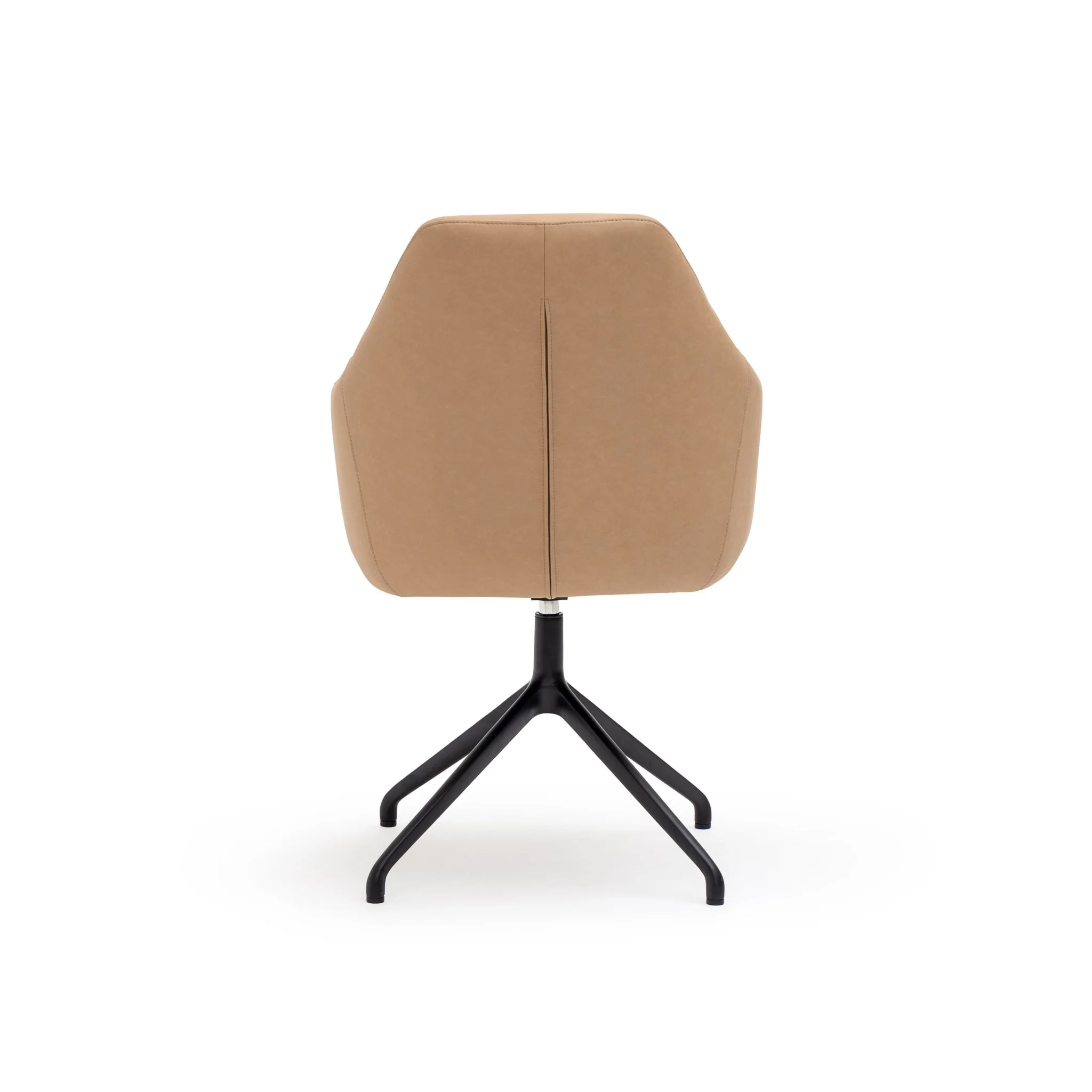 Oliver Desk Chair - Tan Vegan Leather - Image 4