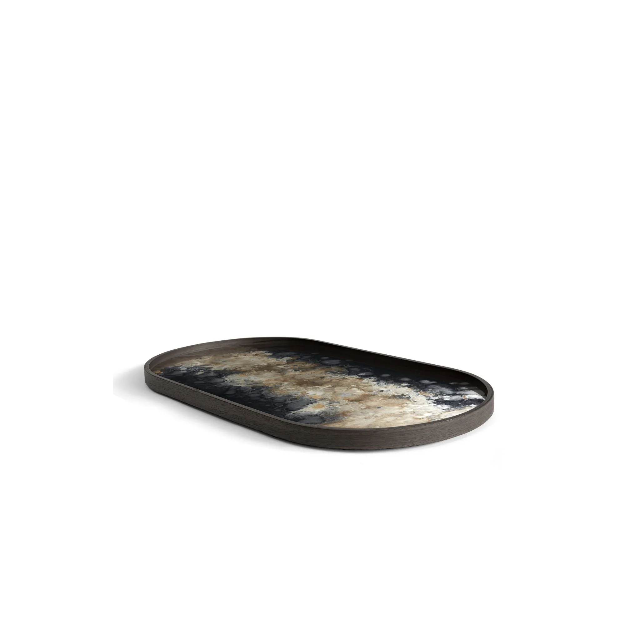 Organic Glass Tray - Black - Image 2