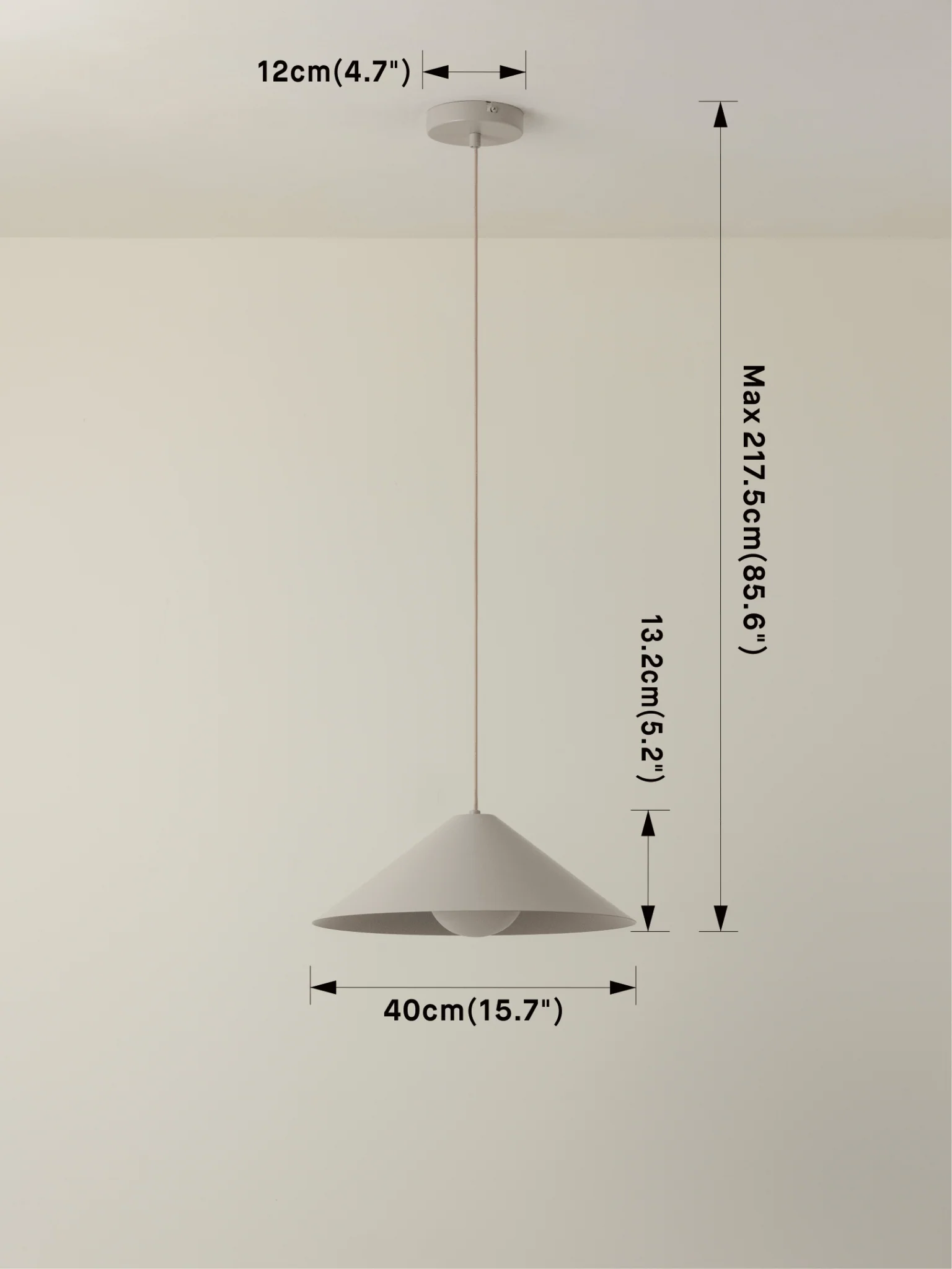 Orta 1 - Light Warm White And Opal Ceiling Pendant - Image 5