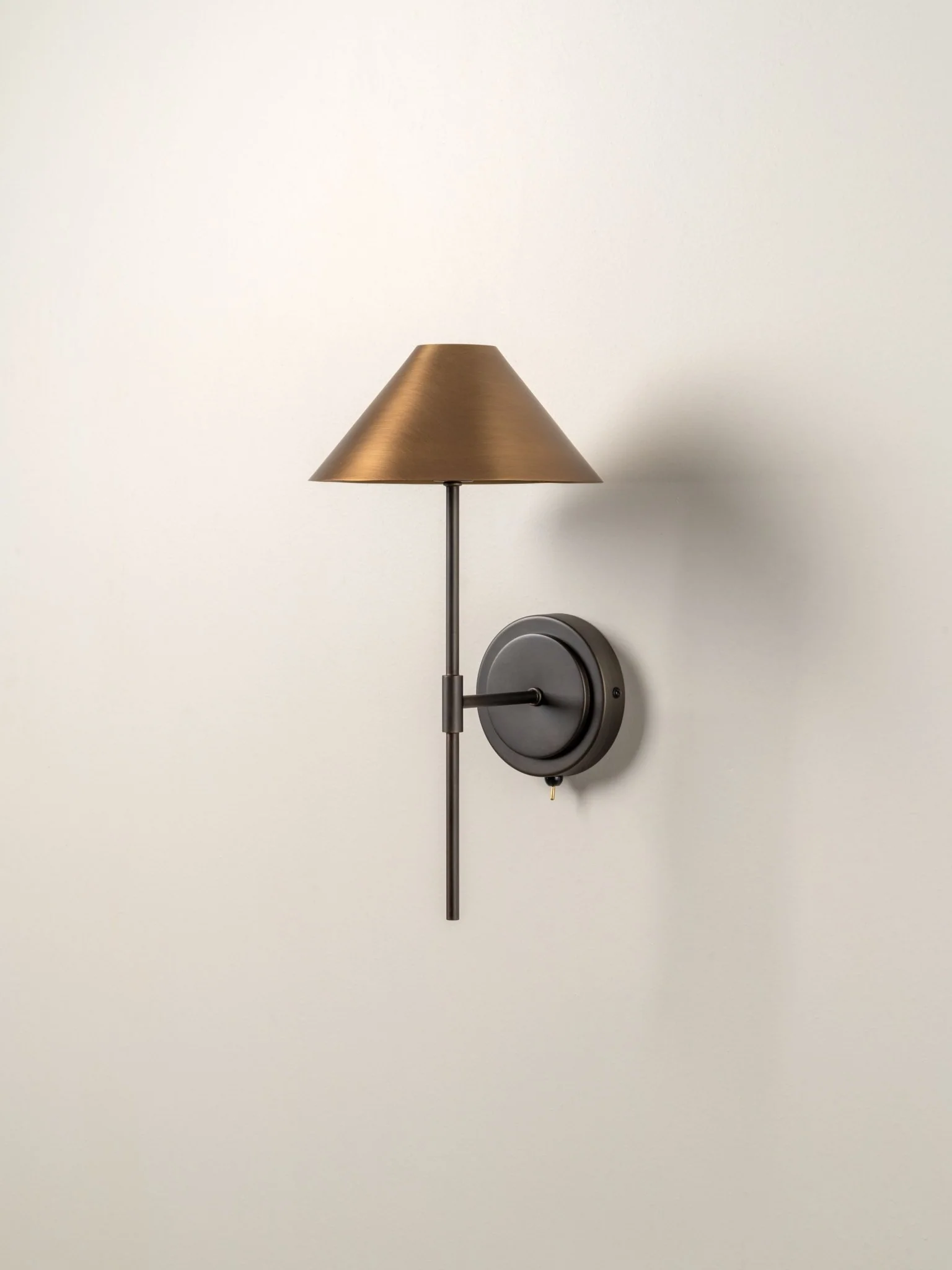 Orta - Aged Brass And Bronze Wall Light