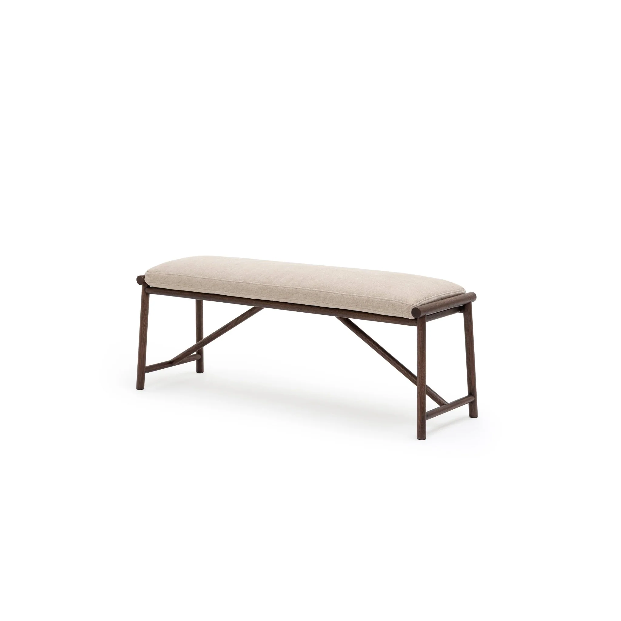 Osaka Bench - Espresso Oak & Colcha Candelabra
