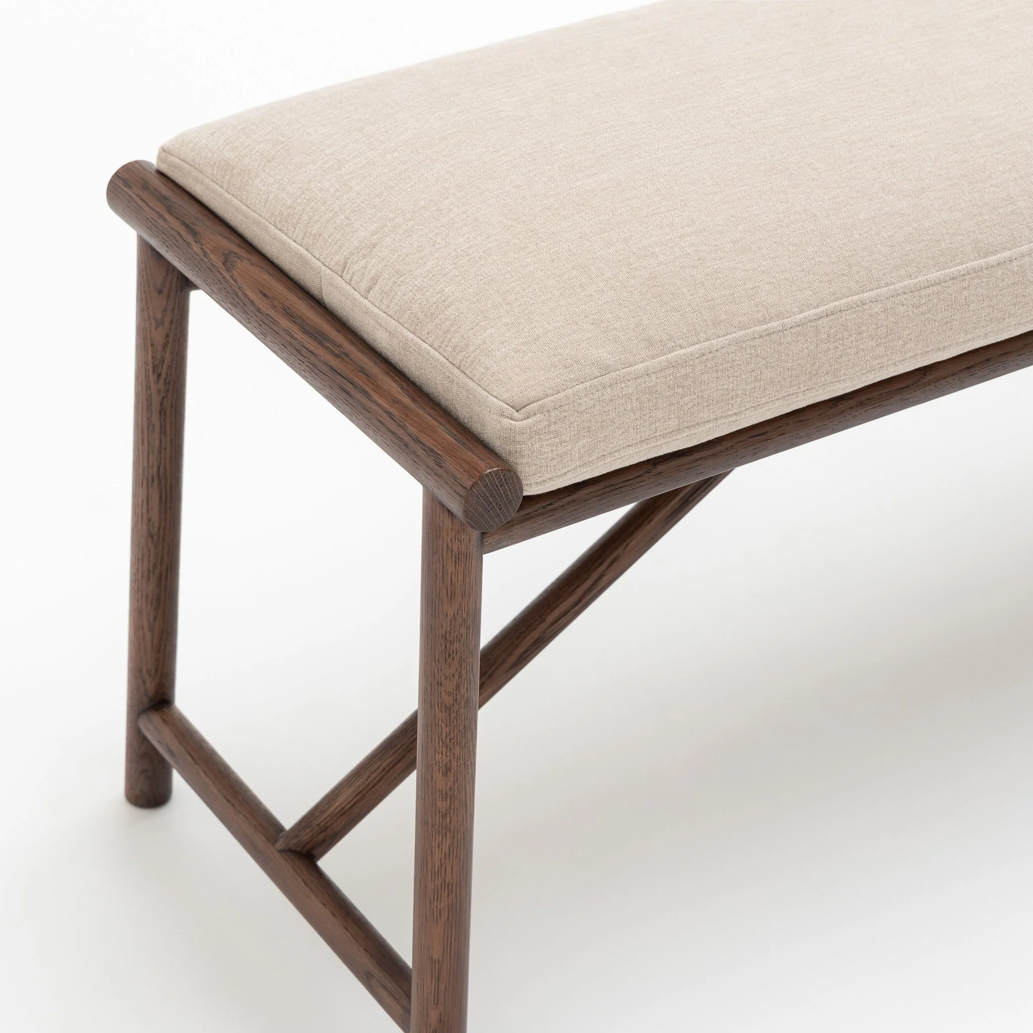 Osaka Bench - Espresso Oak & Colcha Candelabra - Image 4