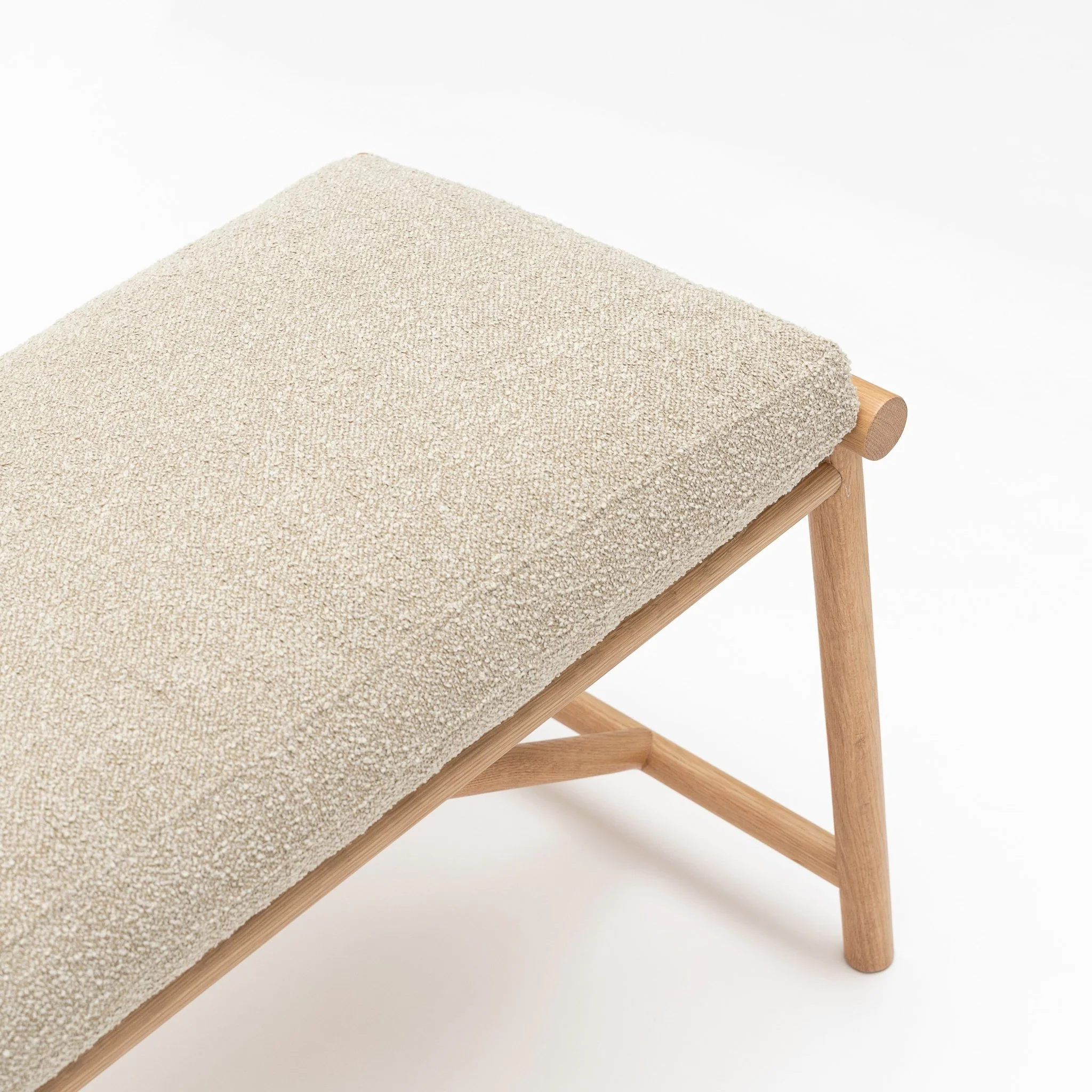 Osaka Bench - Light Oak & Fleece Fawn - Image 5