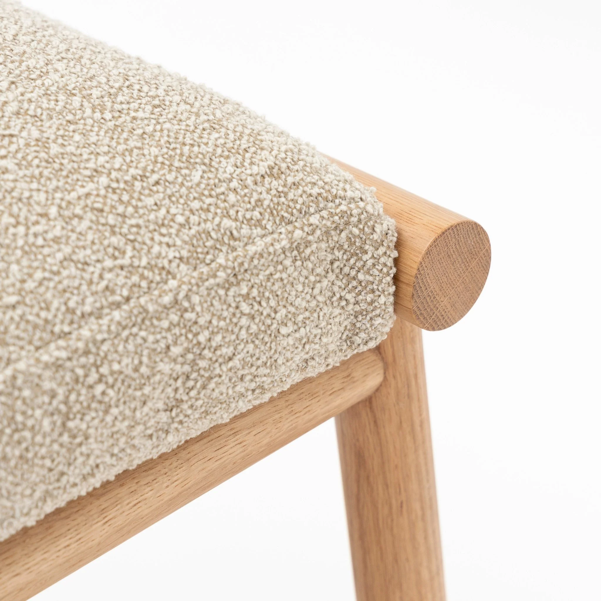 Osaka Bench - Light Oak & Fleece Fawn - Image 7
