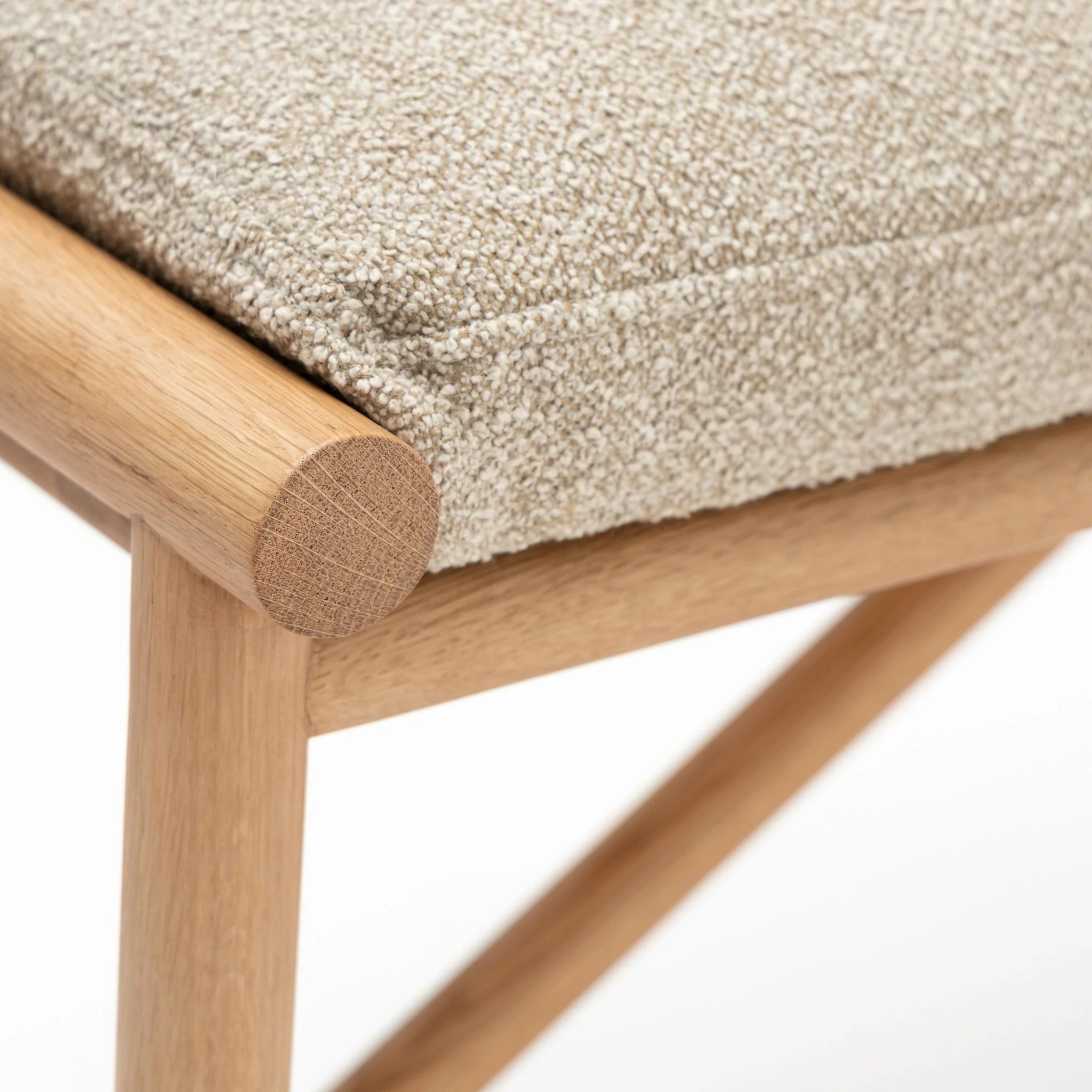 Osaka Bench - Light Oak & Fleece Fawn - Image 8