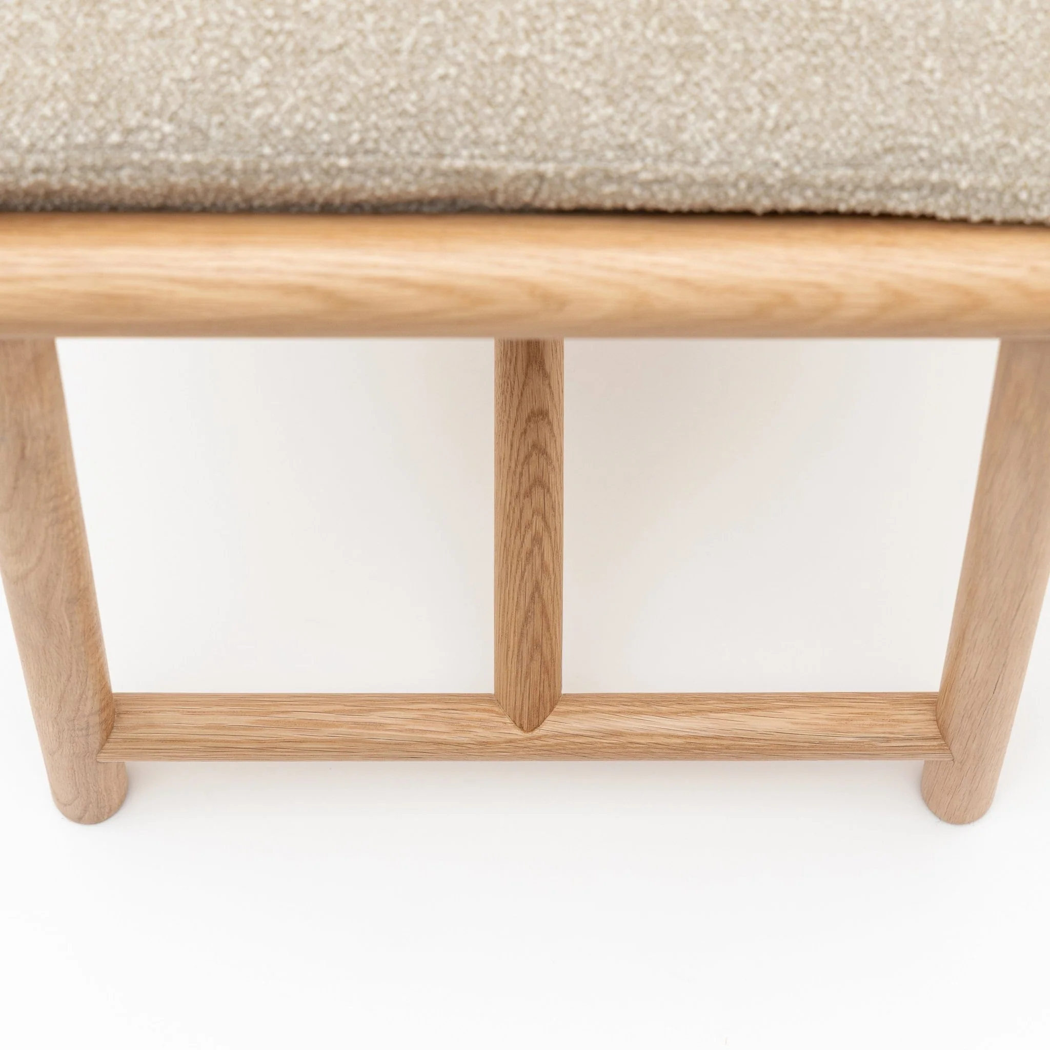 Osaka Bench - Light Oak & Fleece Fawn - Image 9