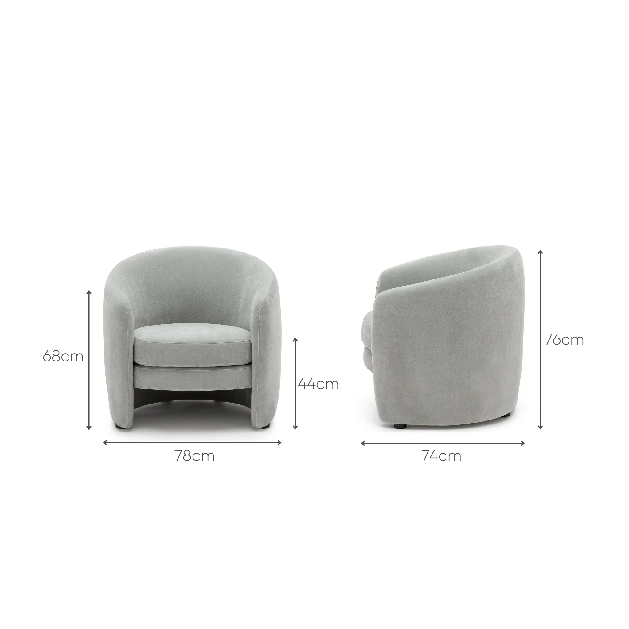 Oslo Accent Chair - Mineral - Image 13