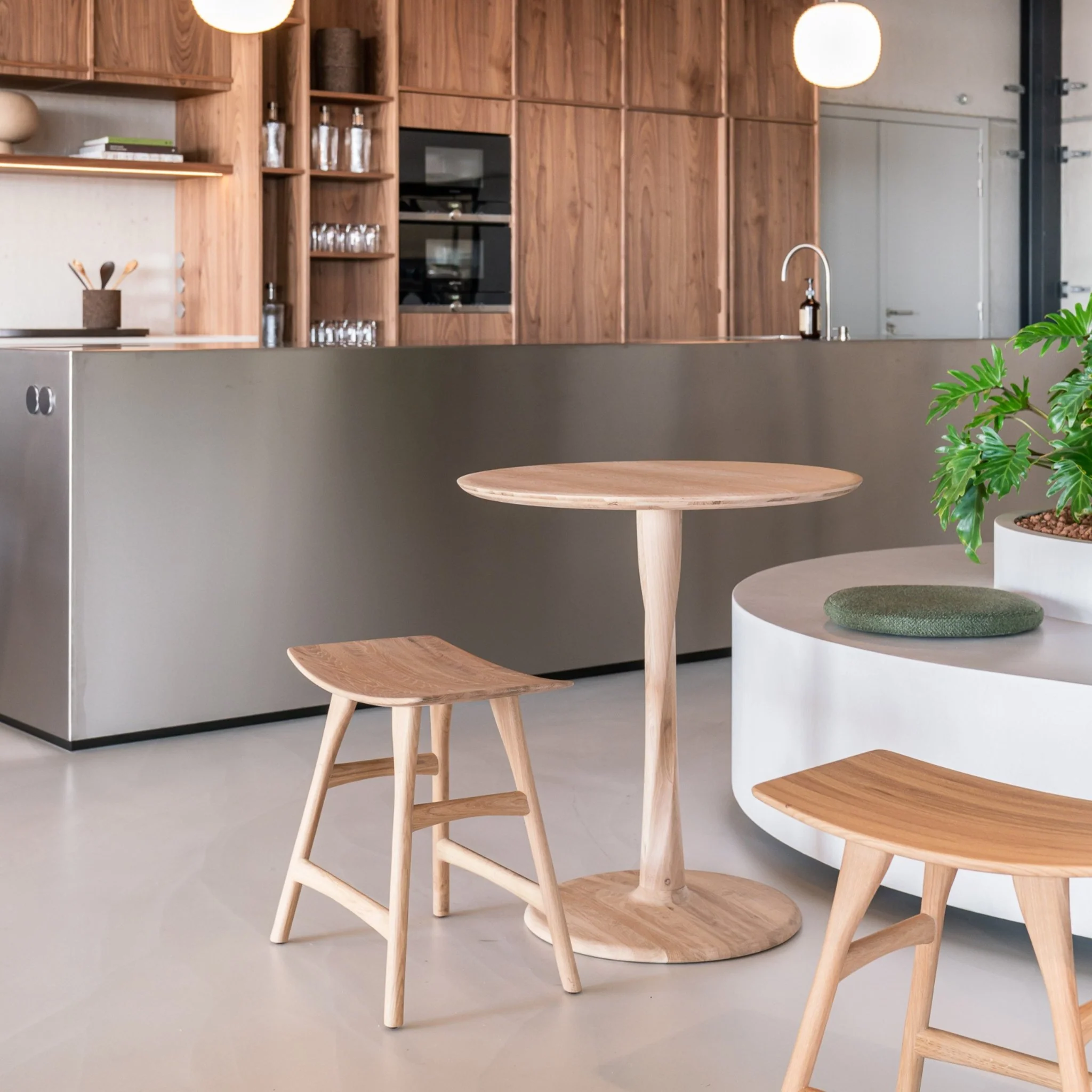 Osso Counter Stool - Oak - Image 4