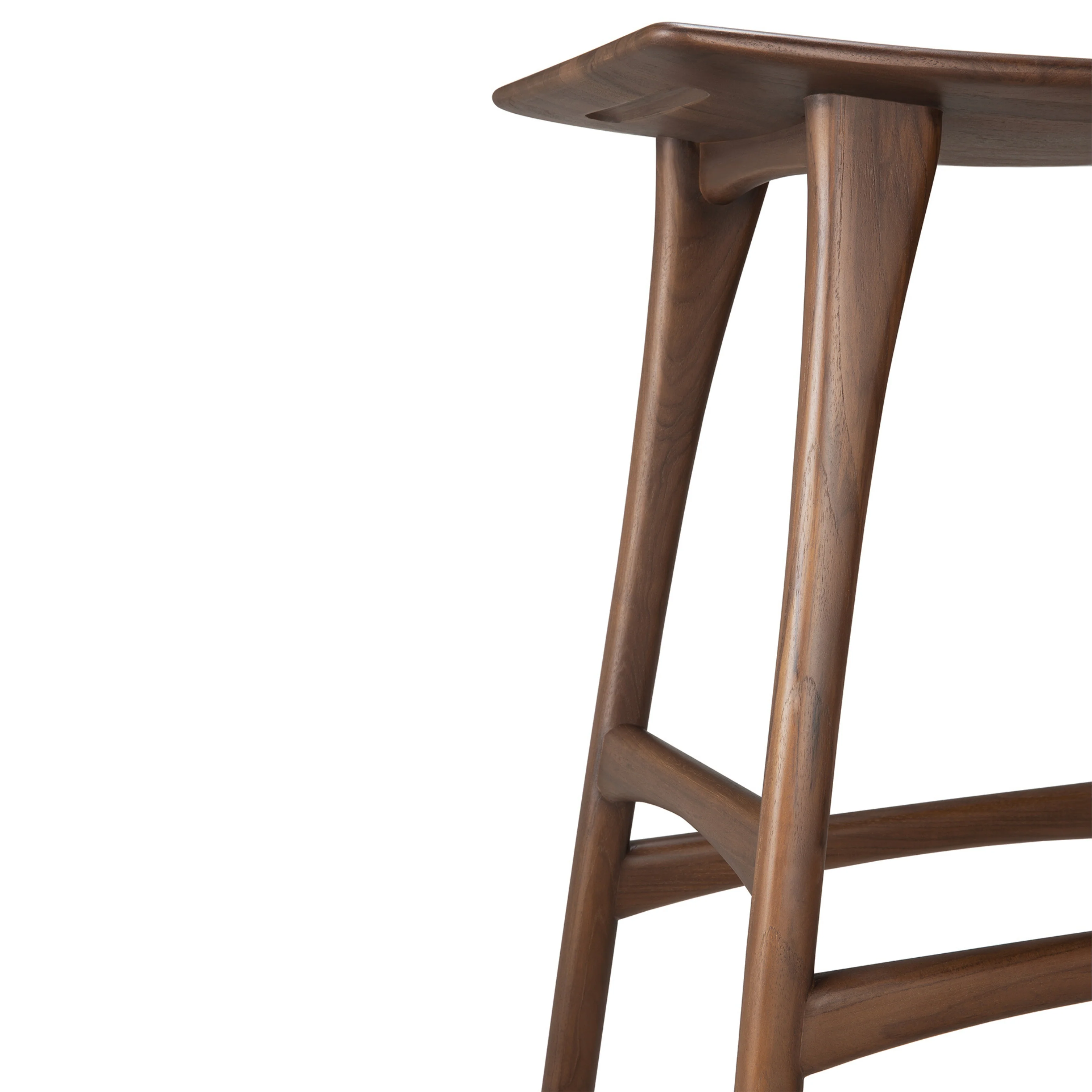 Osso Counter Stool - Varnished Teak - Image 5