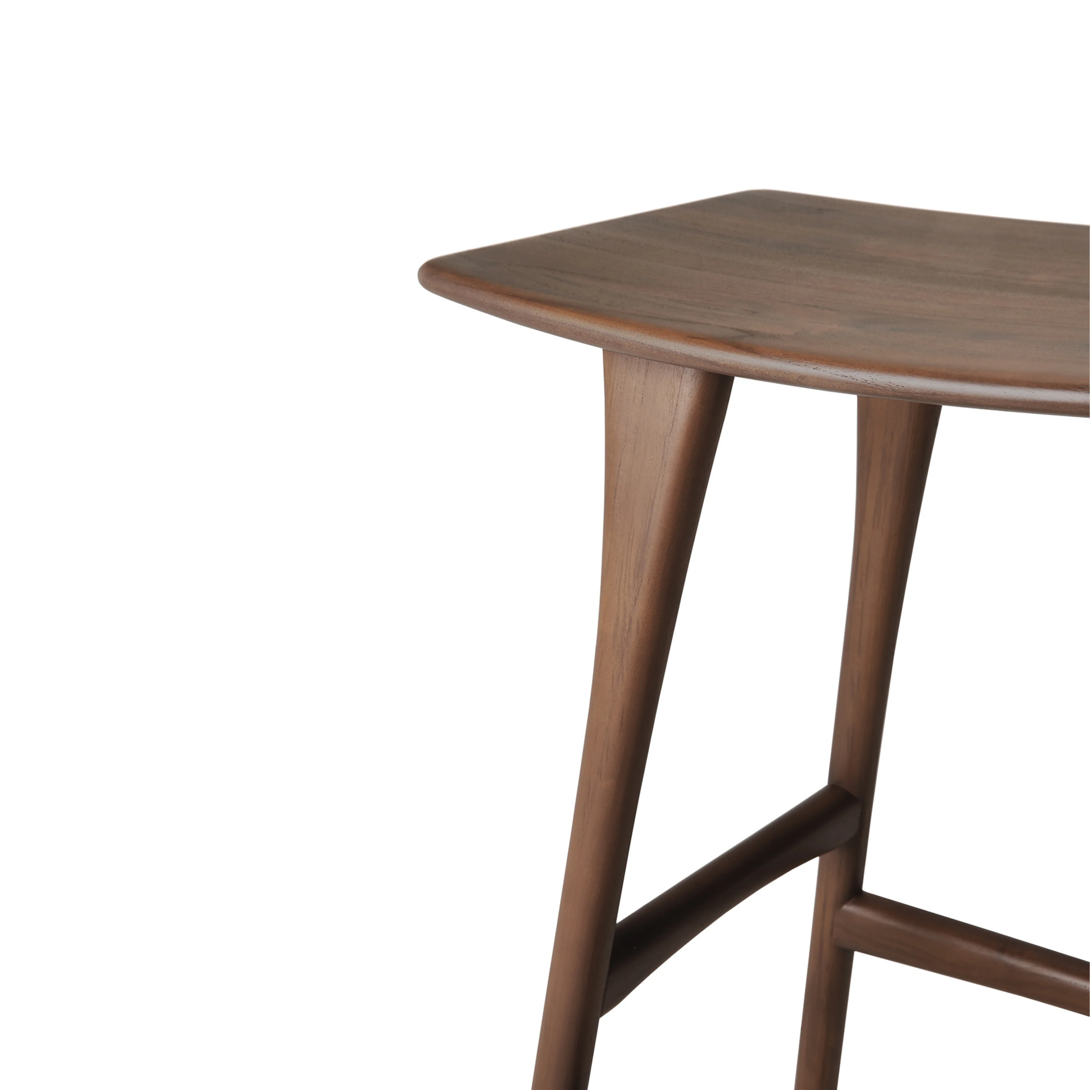 Osso Counter Stool - Varnished Teak - Image 7