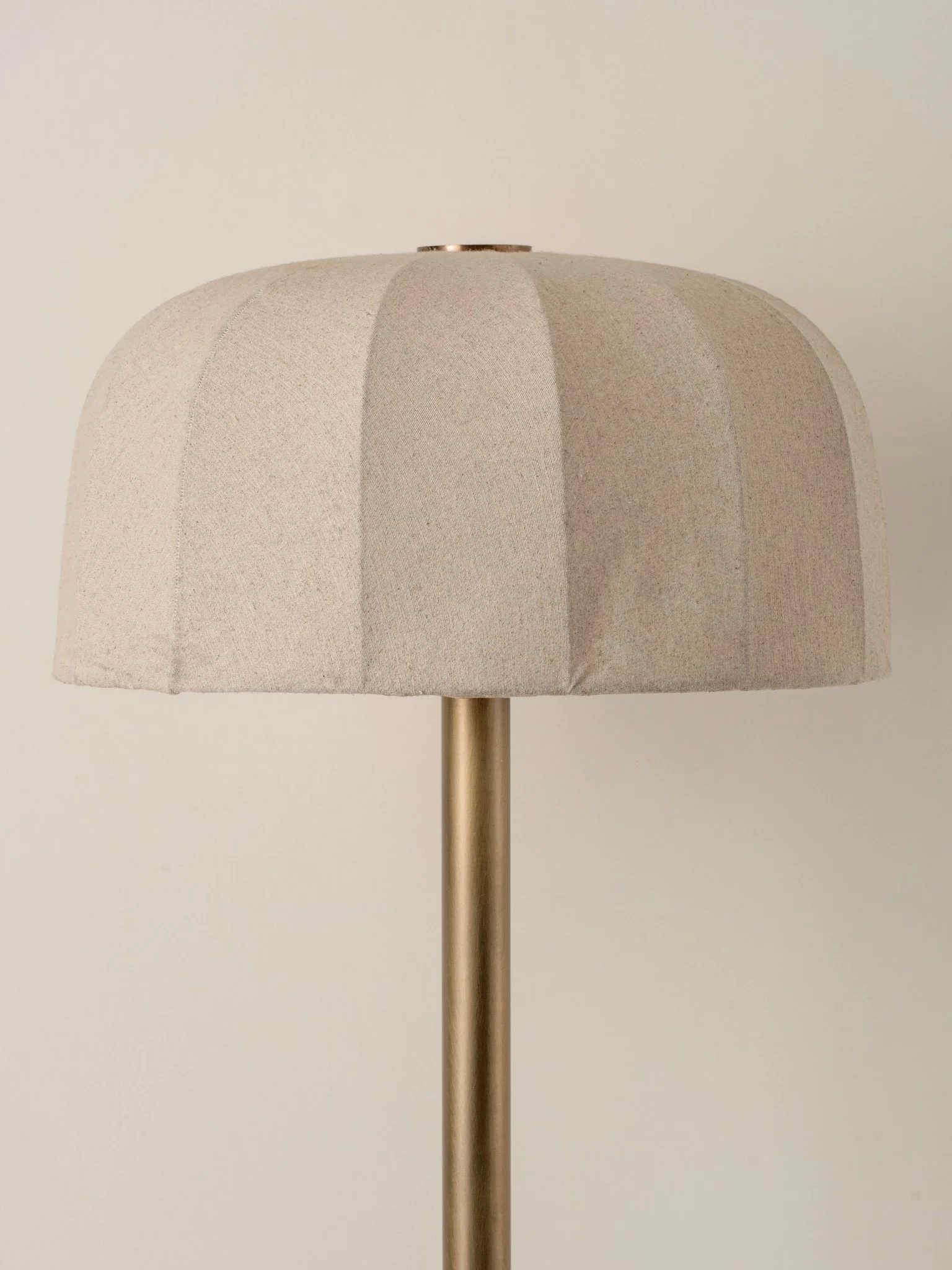 Ottino - Aged Brass And Linen Floor Lamp - Image 4