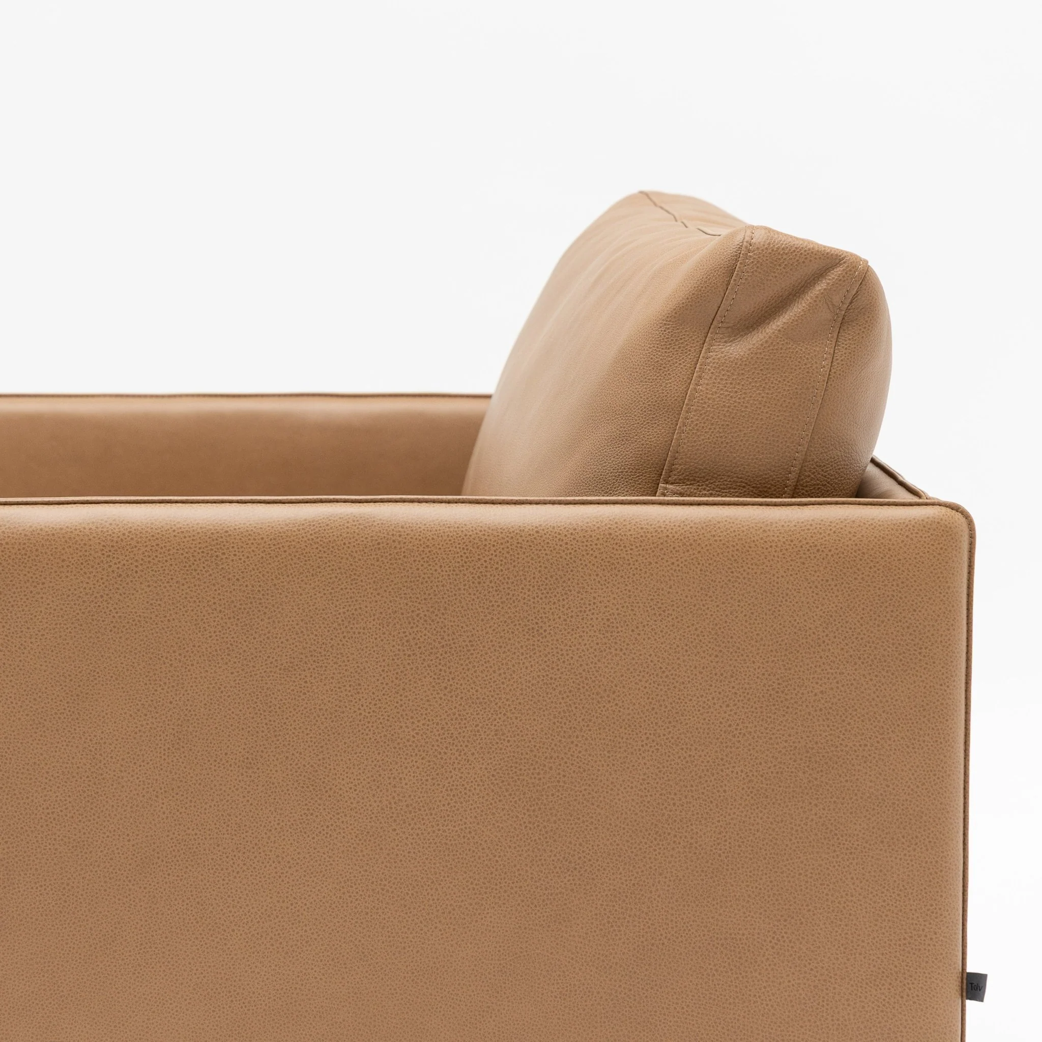 Pensive Chair - Light Oak & Pecan Leather - Image 13