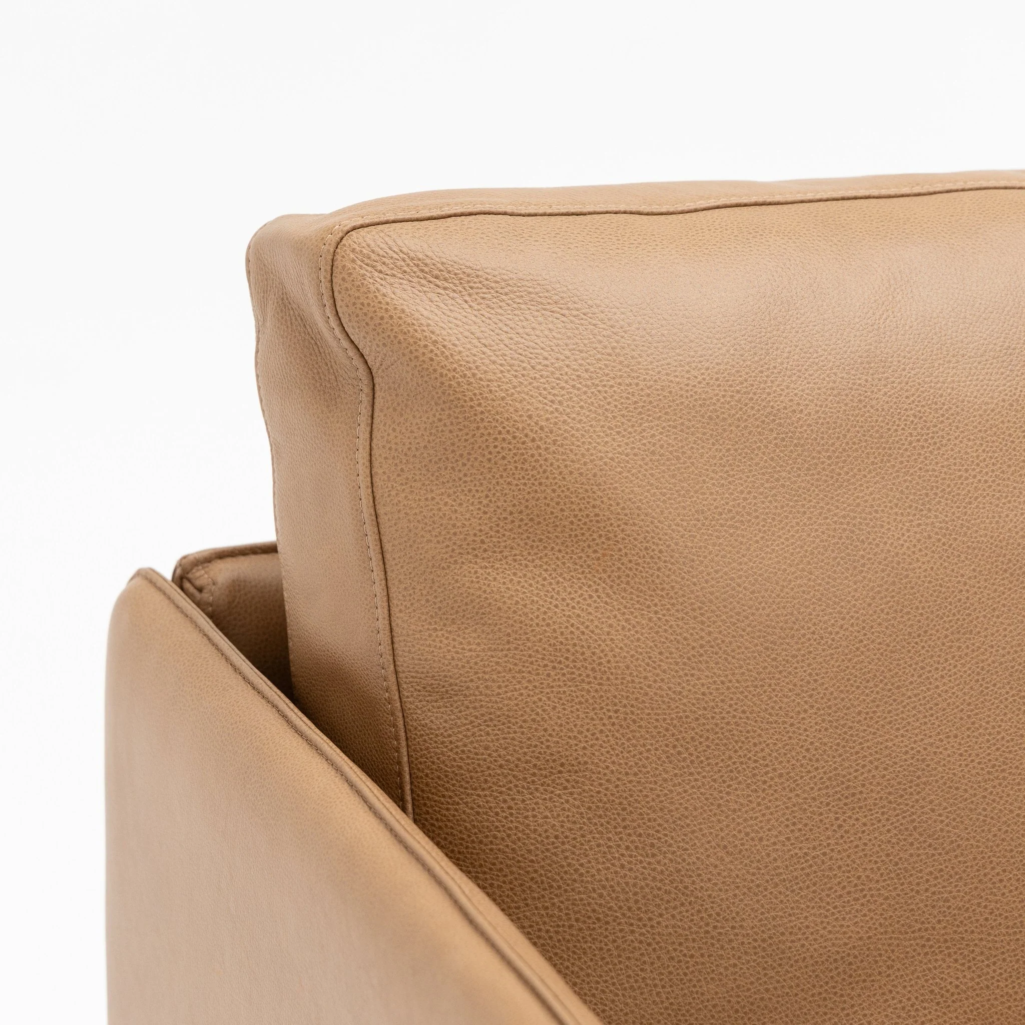 Pensive Chair - Light Oak & Pecan Leather - Image 9