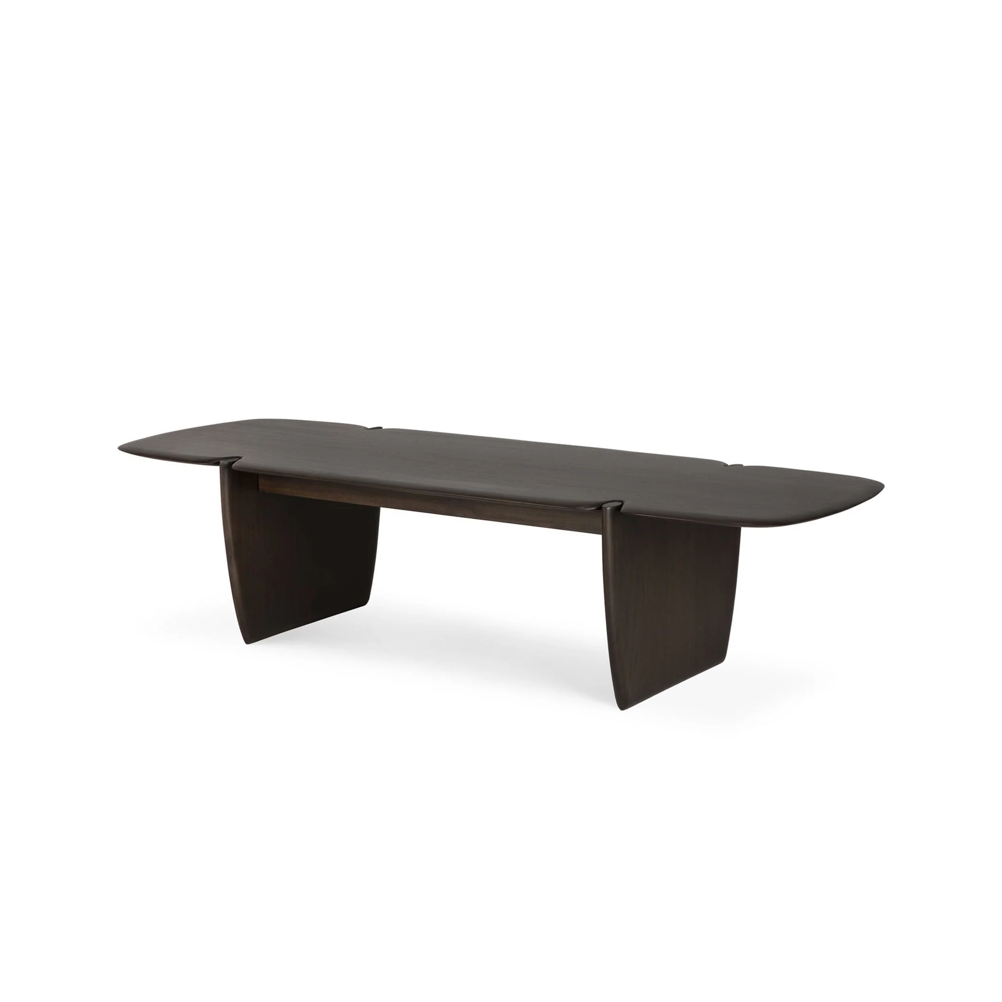 Pi Coffee Table - Mahogany - Dark Brown - Image 3