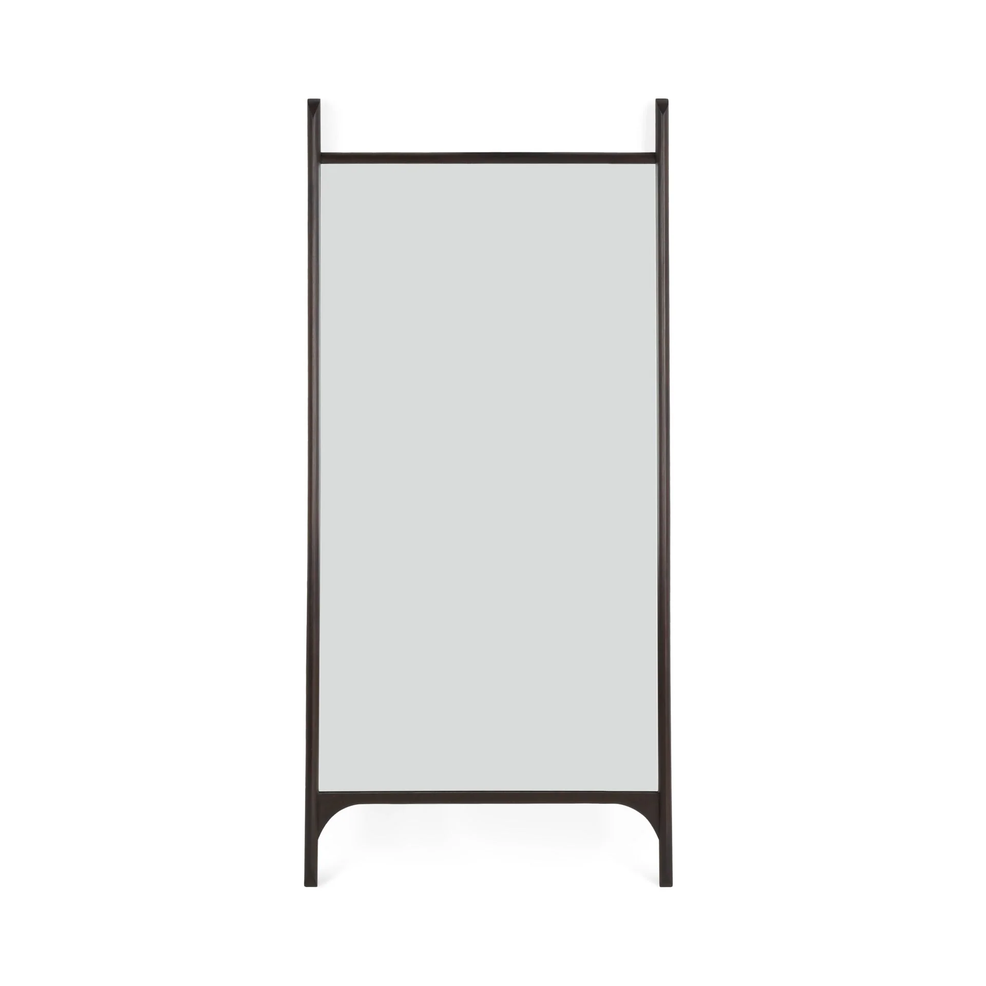 PI floor Mirror - Varnished Mahogany Frame - Dark Brown - Image 8